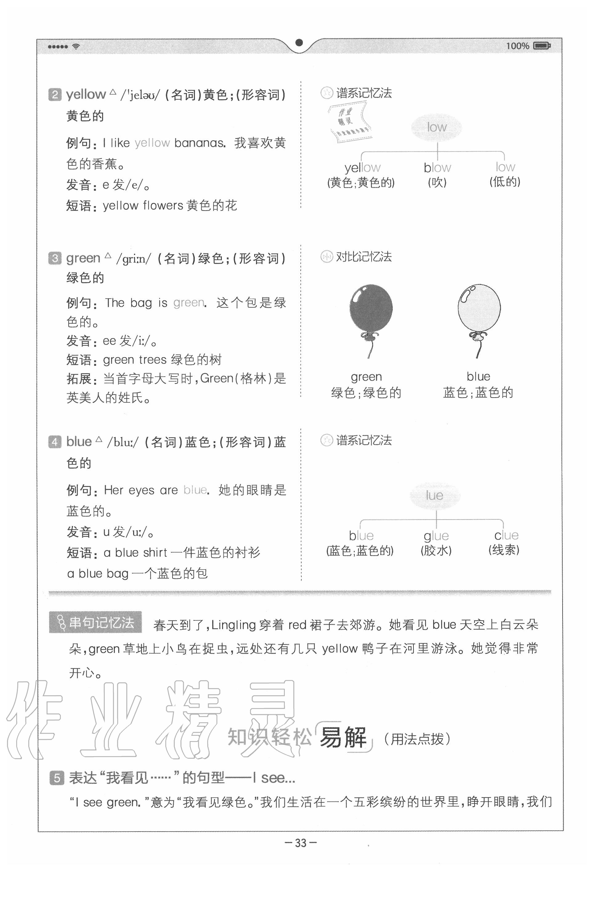 2020年教材課本三年級(jí)英語(yǔ)上冊(cè)人教PEP版 參考答案第33頁(yè)