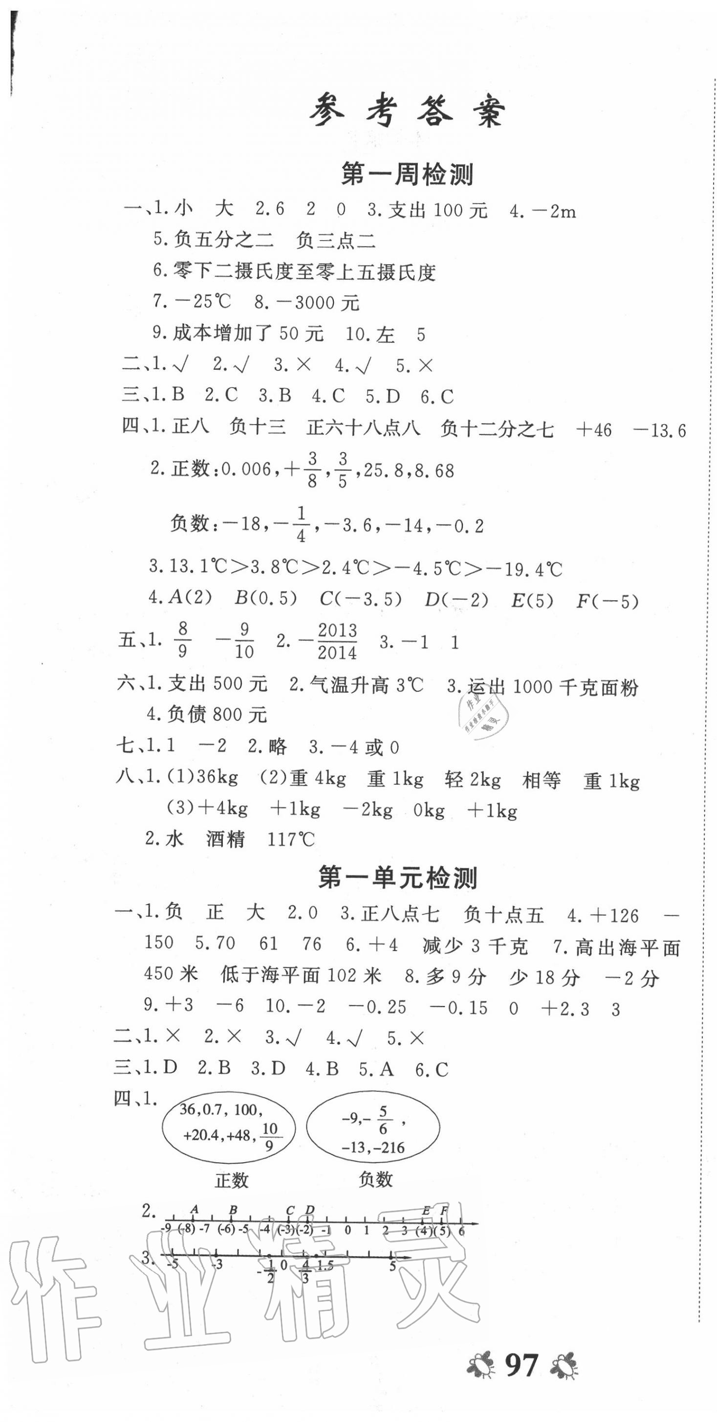 2020年全能練考卷六年級(jí)數(shù)學(xué)下冊(cè)人教版中州古籍出版社 第1頁(yè)