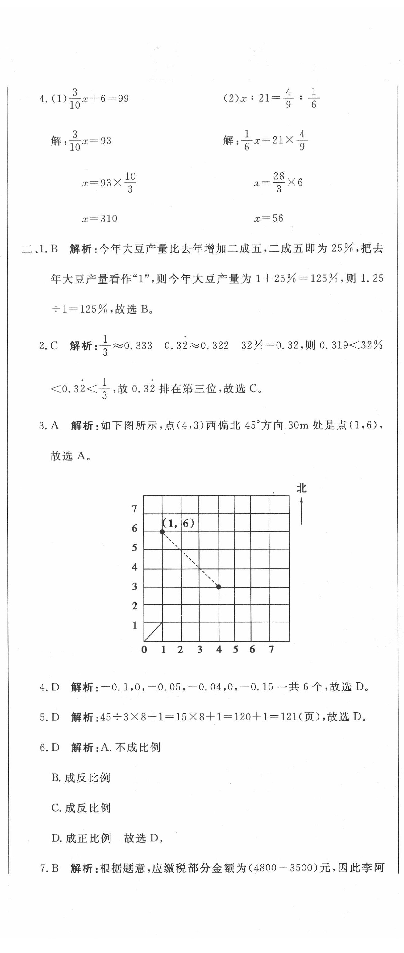 2020年天津小升初試題匯編數(shù)學(xué) 第2頁