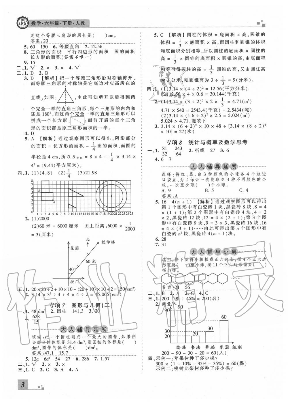 2020年王朝霞各地期末試卷精選六年級數(shù)學(xué)下冊人教版河北專版 第4頁