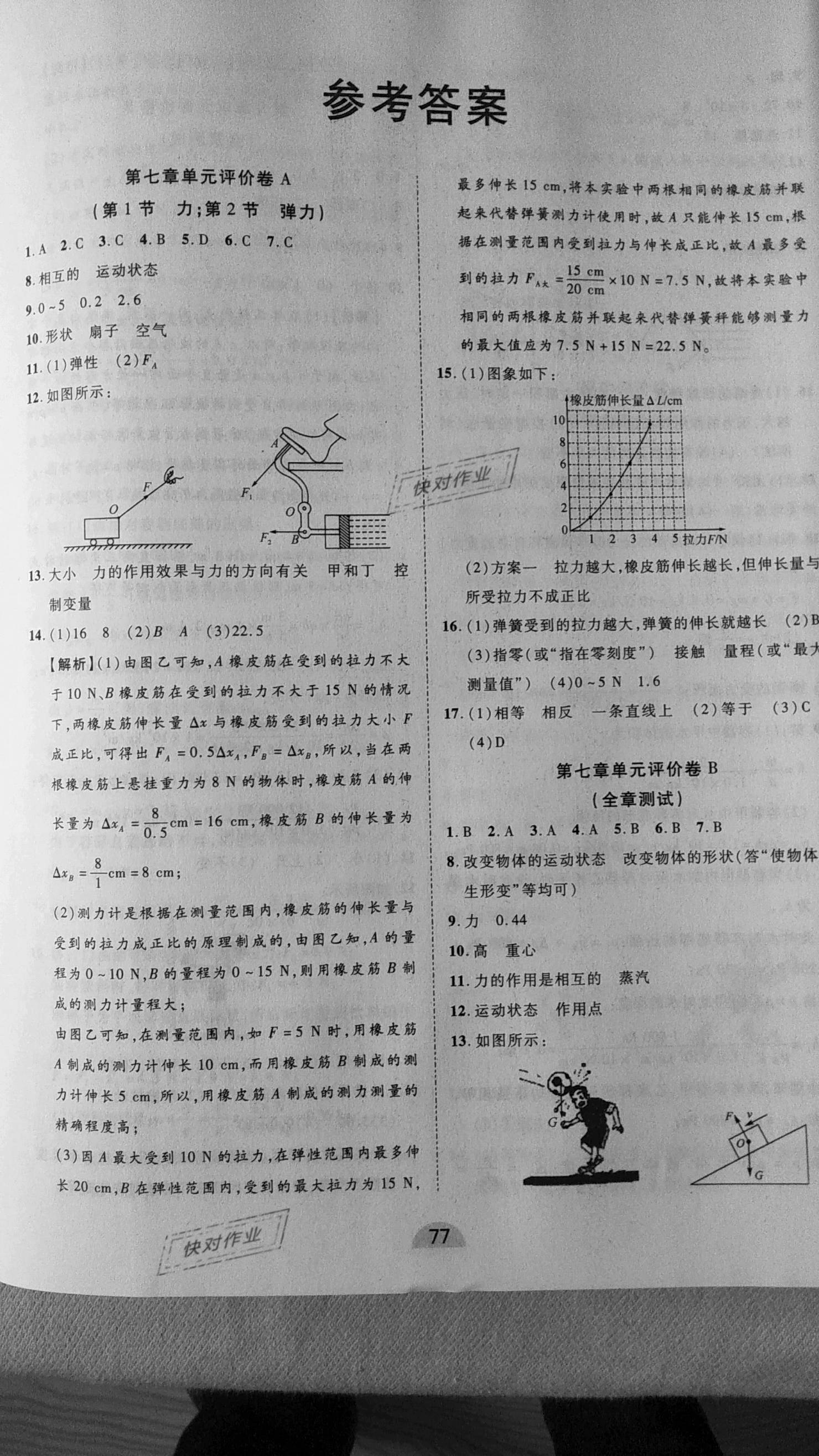 2020年學業(yè)水平評價同步檢測卷八年級物理下學期人教版 第1頁