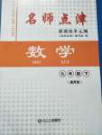 2020年名師點津九年級數(shù)學下冊通用版