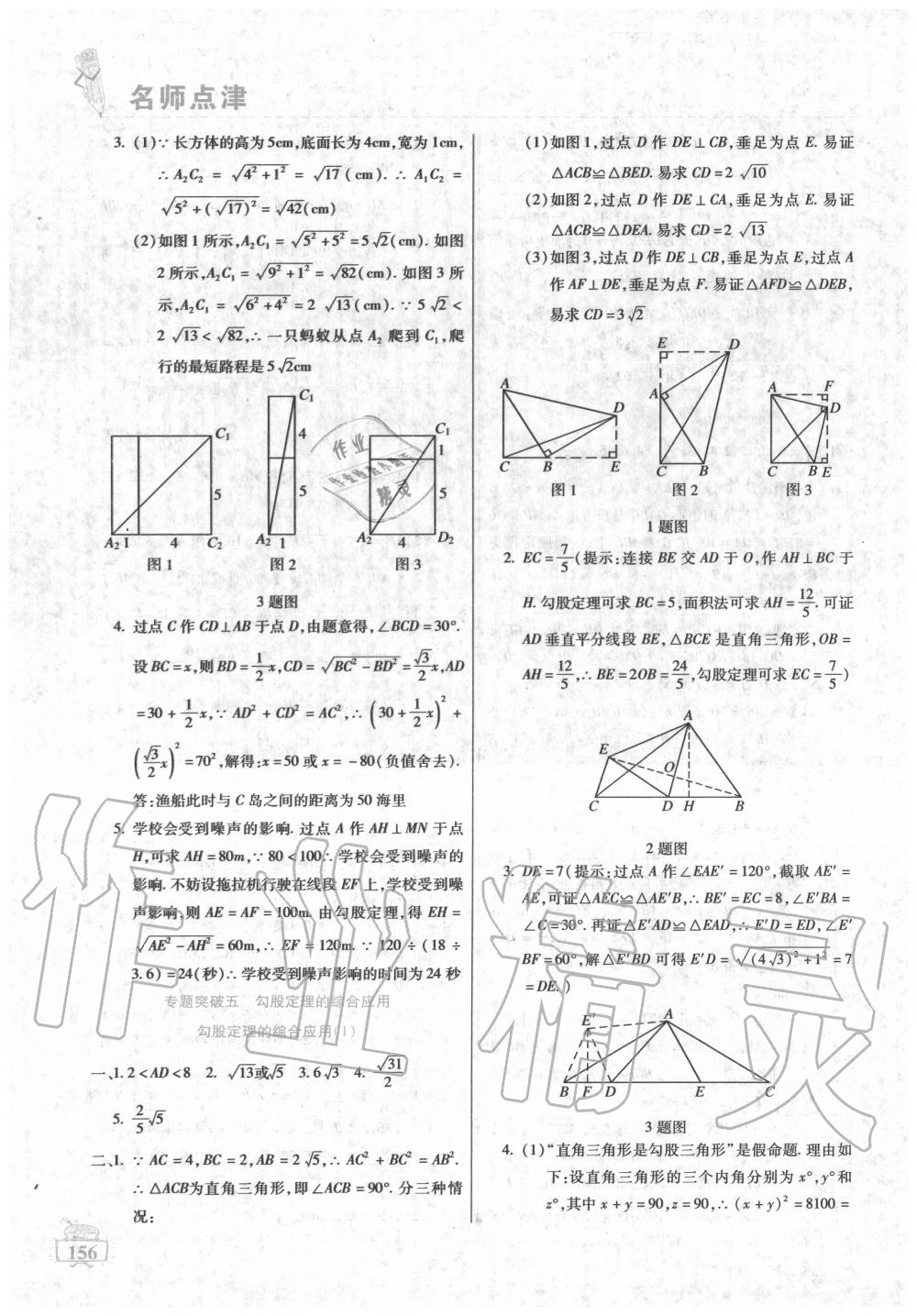 2020年名师点津八年级数学下册通用版 第6页