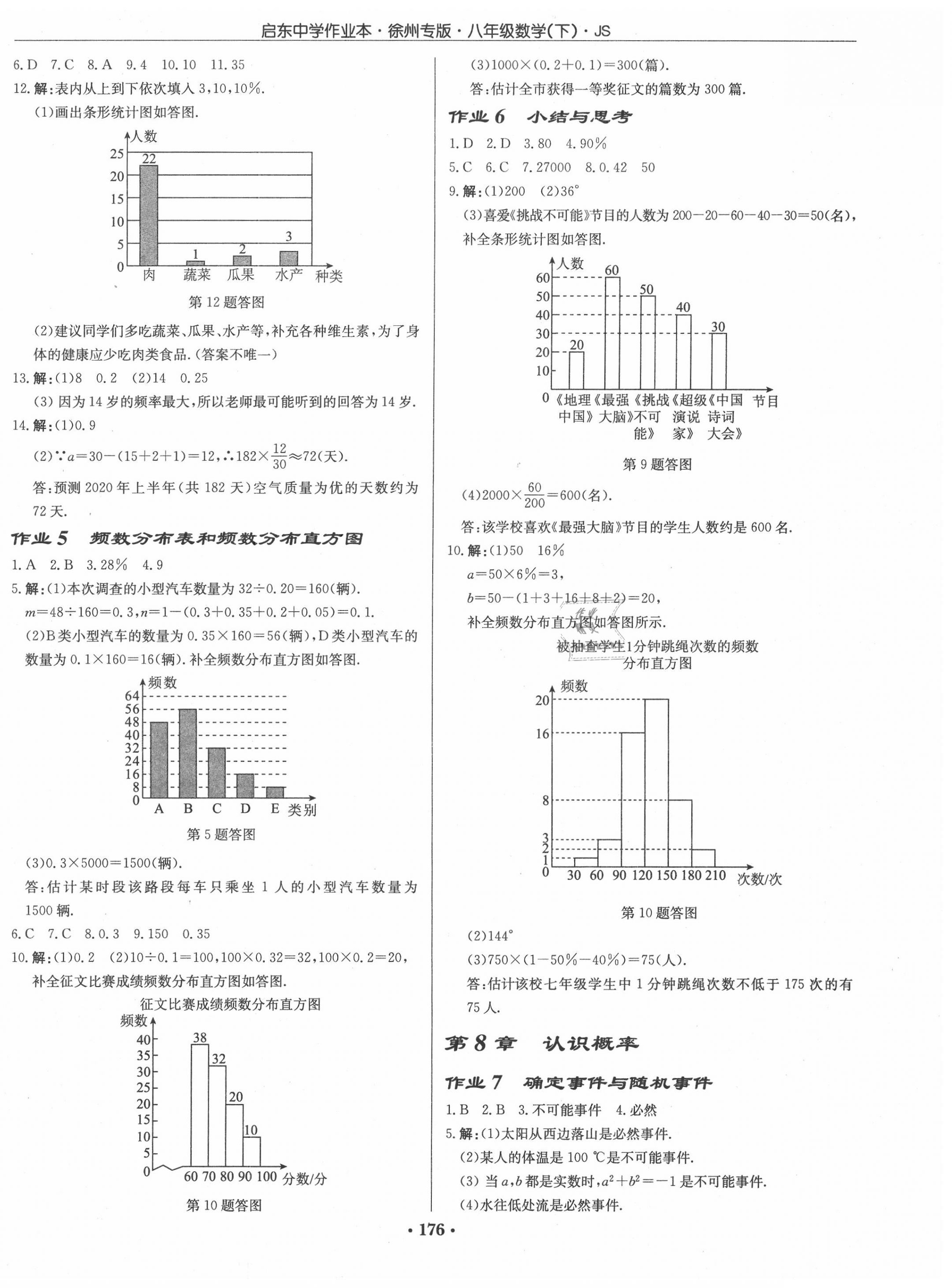 2020年啟東中學(xué)作業(yè)本八年級(jí)數(shù)學(xué)下冊(cè)江蘇版徐州專版 第2頁