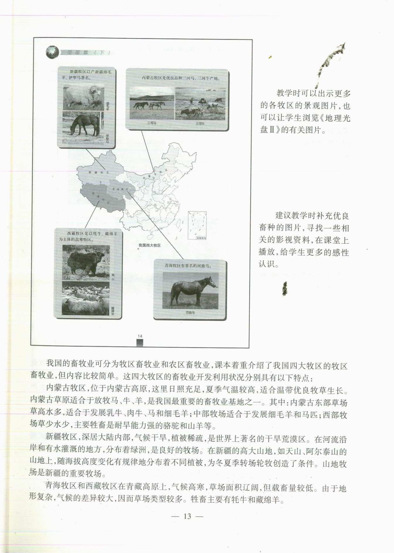 2020年教材課本七年級地理第二學期滬教版 參考答案第13頁