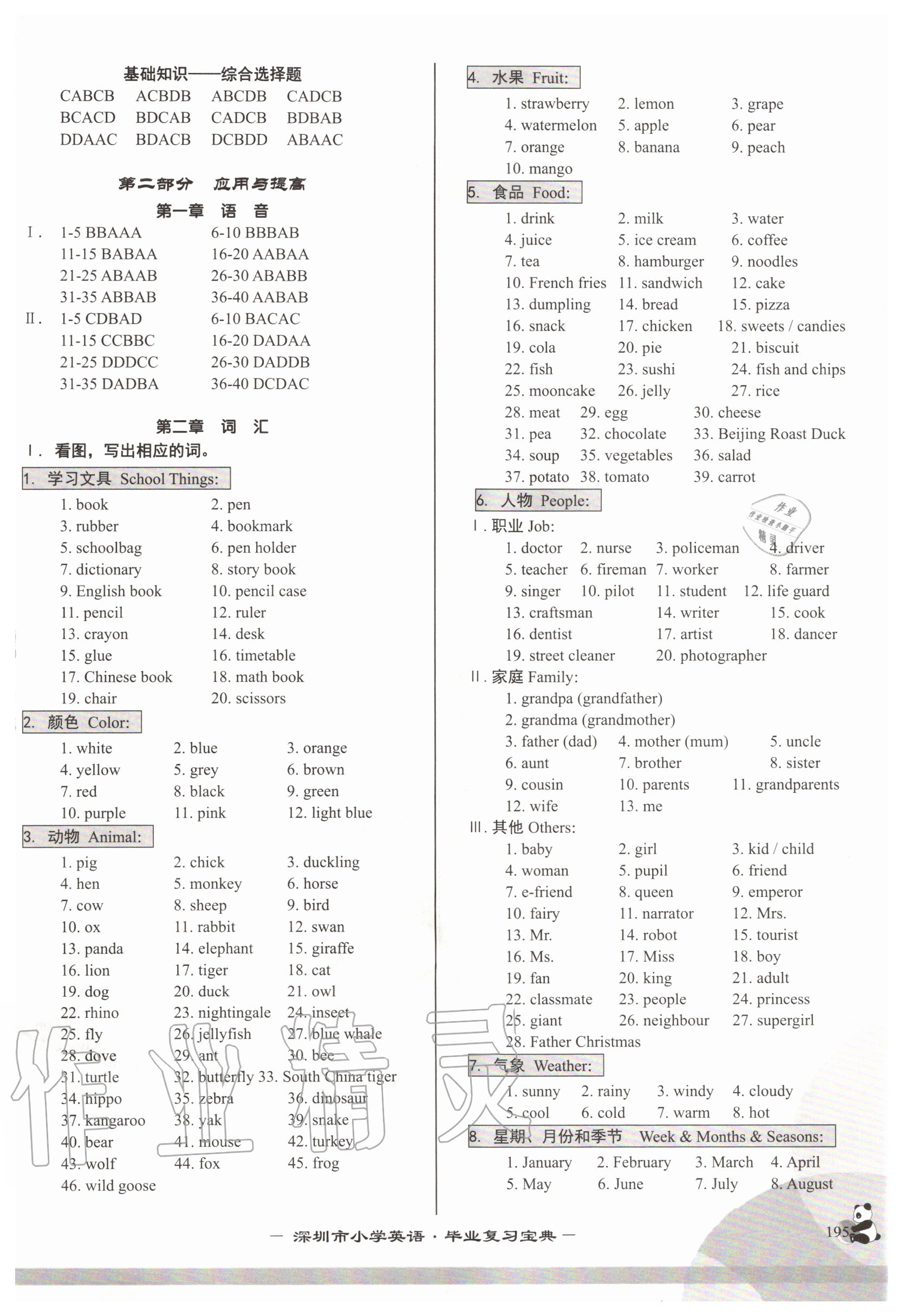 2020年深圳市小學(xué)英語(yǔ)畢業(yè)復(fù)習(xí)寶典 第3頁(yè)