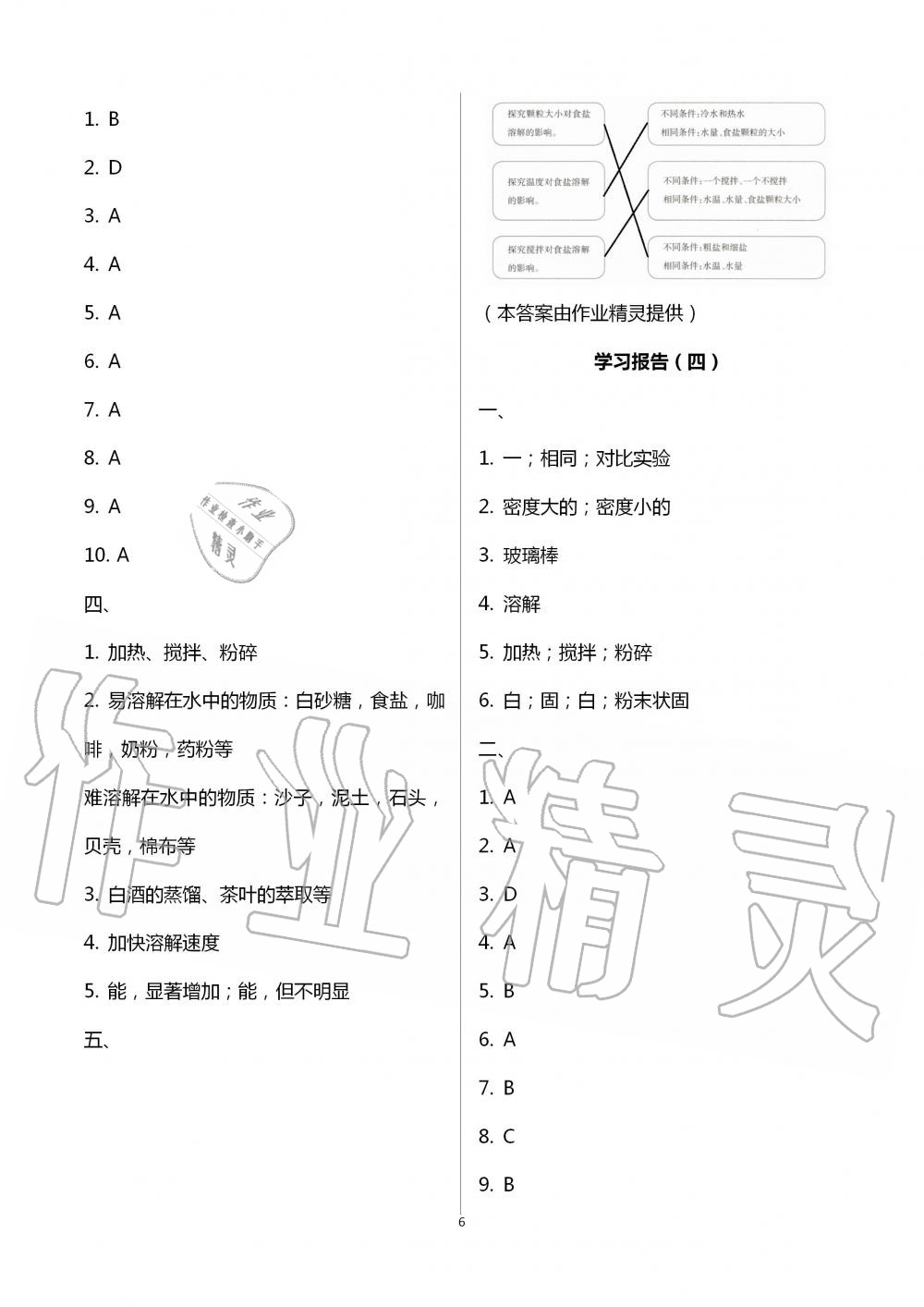 2020年新課堂同步學習與探究三年級科學下冊青島版 第6頁