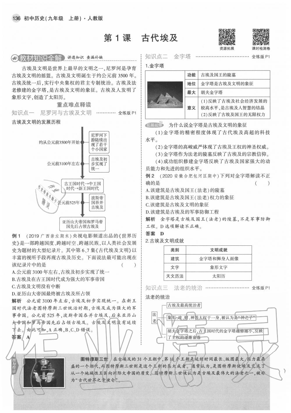 2020年教材課本九年級歷史上冊人教版 第2頁