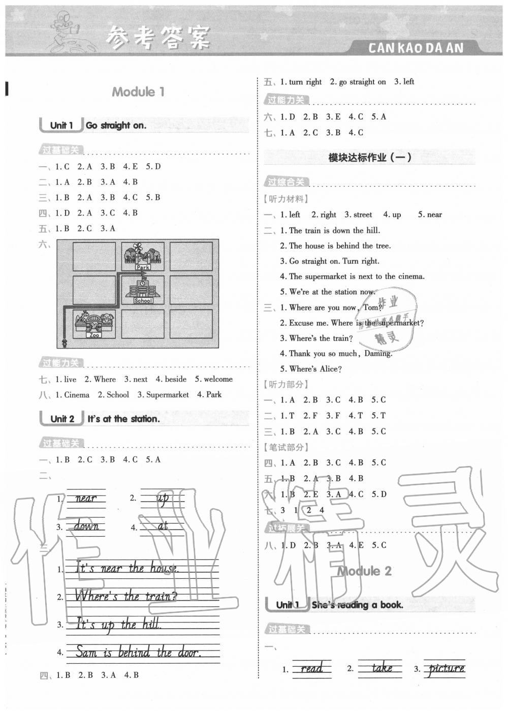 2020年一遍過小學(xué)英語四年級(jí)上冊(cè)外研版 第1頁