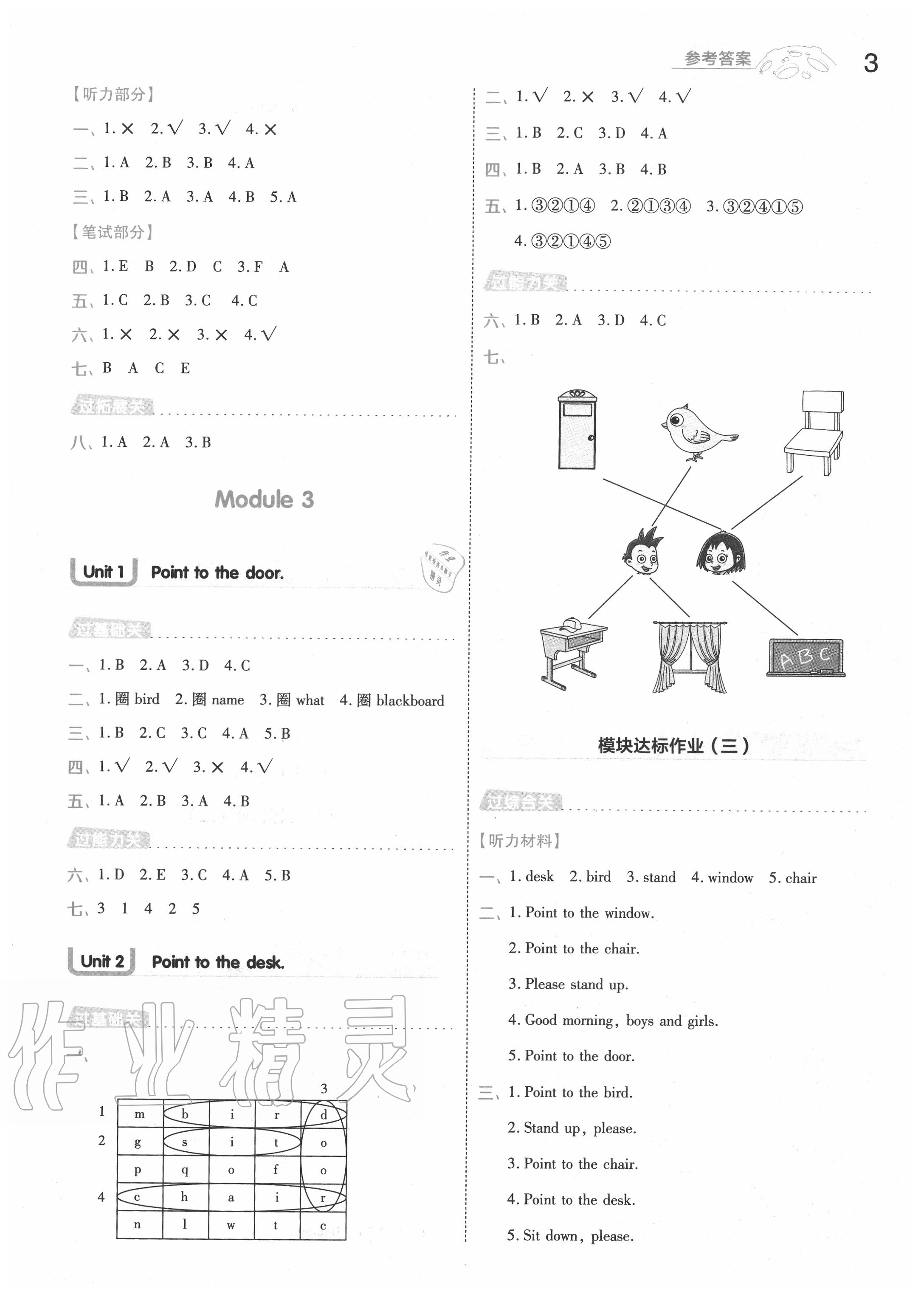 2020年一遍過小學(xué)英語三年級(jí)上冊(cè)外研版 第3頁