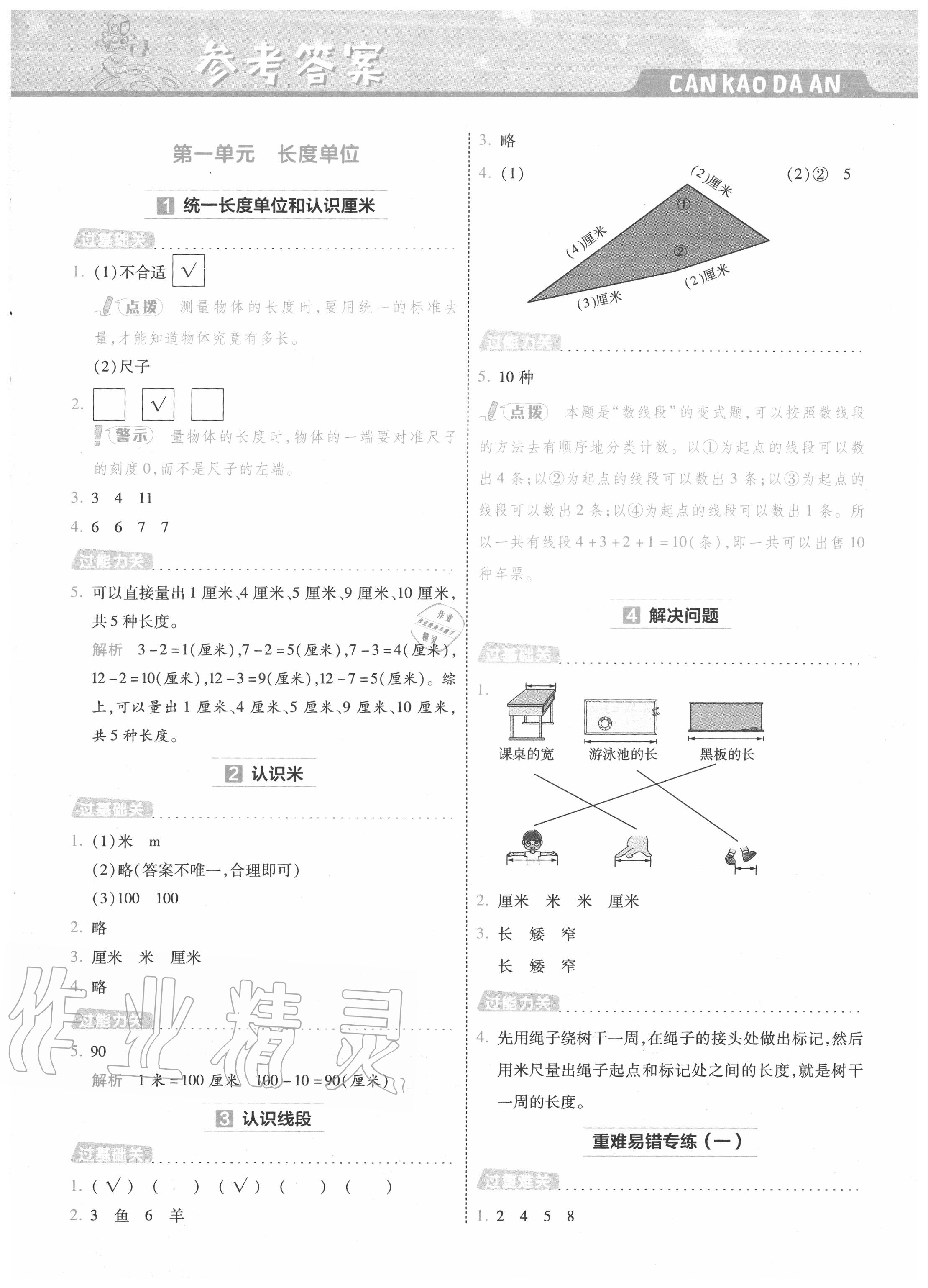 2020年一遍過小學(xué)數(shù)學(xué)二年級(jí)上冊(cè)人教版 第1頁