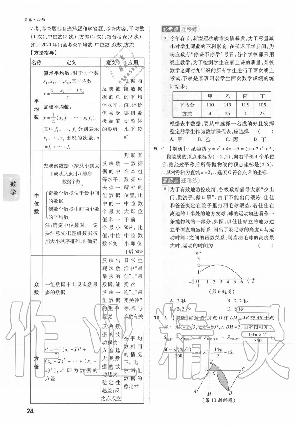 2020年萬唯中考黑白卷優(yōu)質(zhì)大題7科合訂山西專用 第24頁