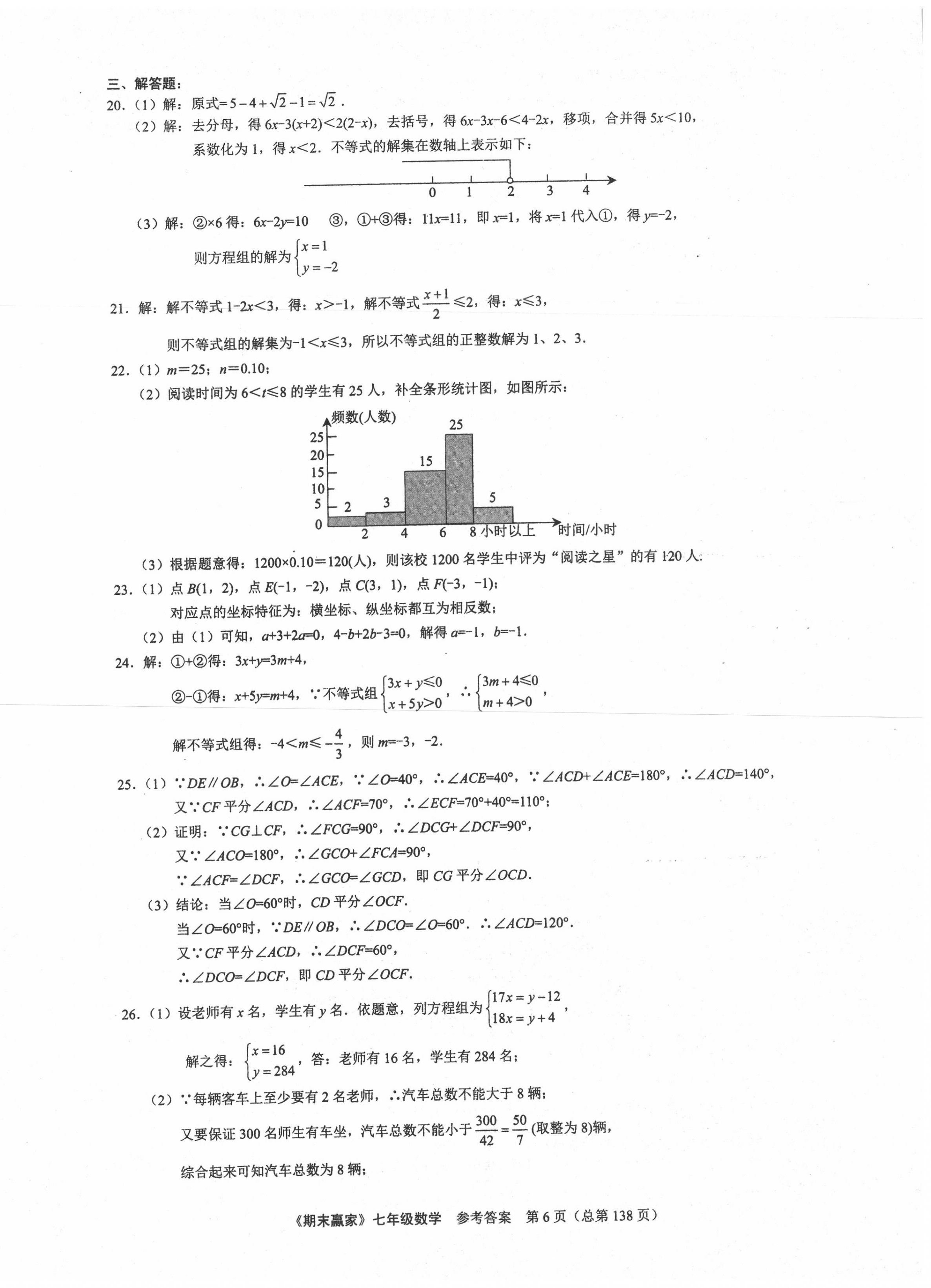 2020年期末赢家七年级数学下册人教版临沂专用 第6页