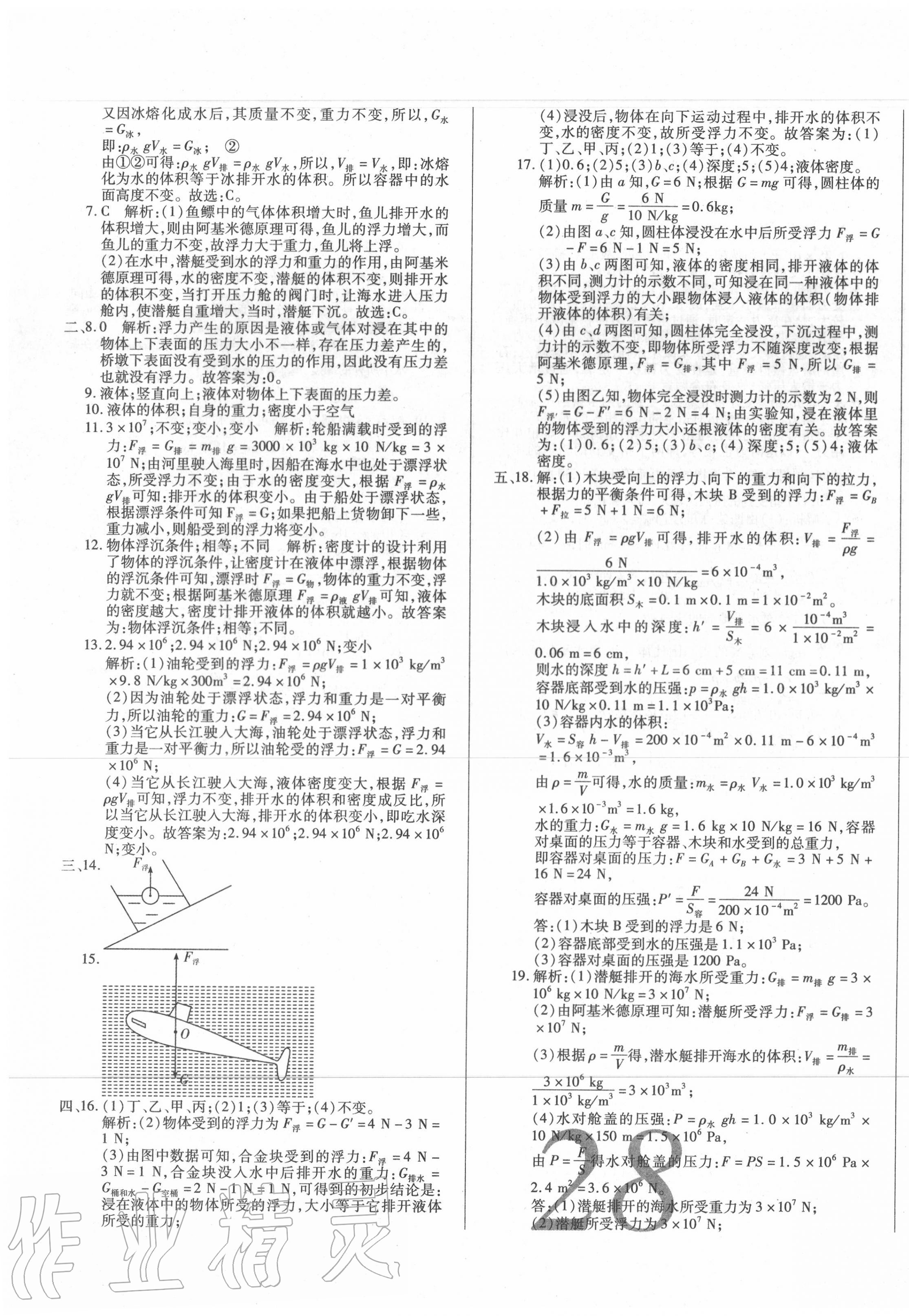 2020年錦上添花期末大贏家八年級(jí)物理下冊人教版 第3頁