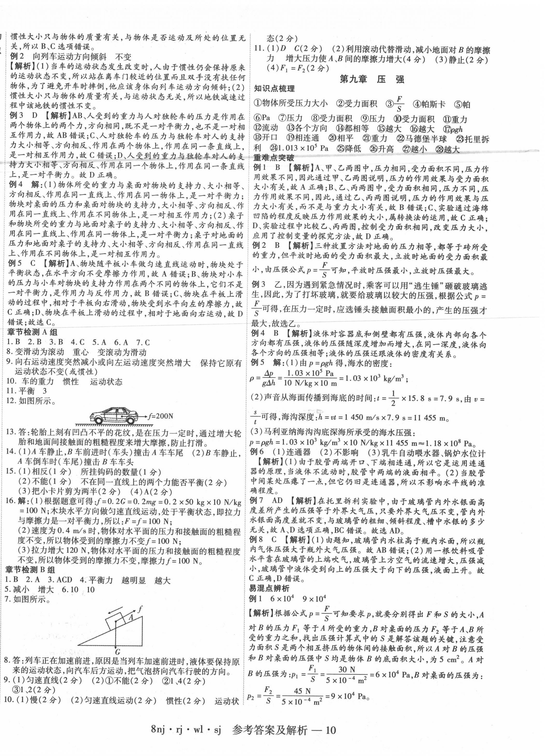 2020年金象教育U计划学期系统复习八年级物理人教版 第2页