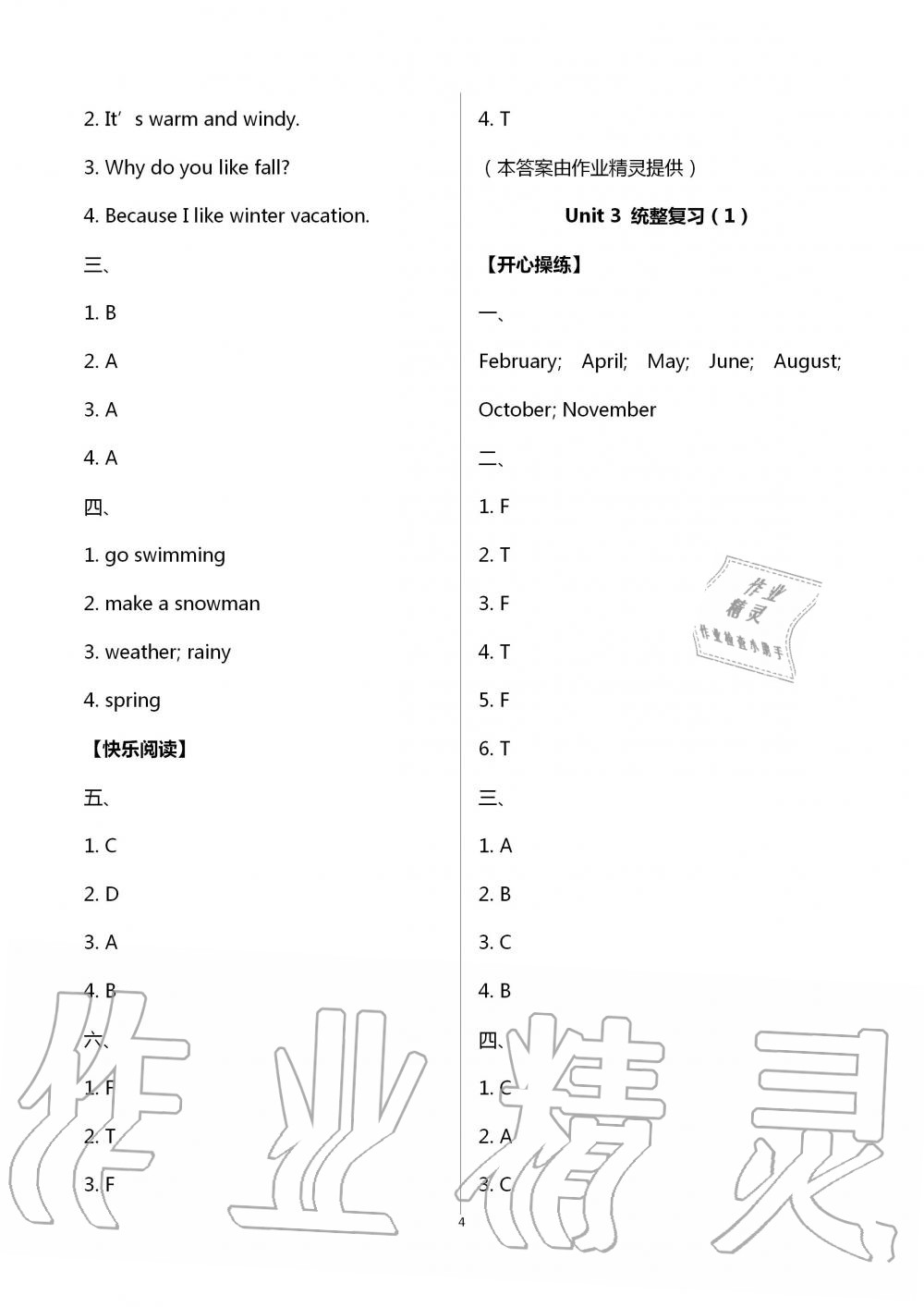 2020年智趣夏令營英語沙龍五年級通用版 第4頁