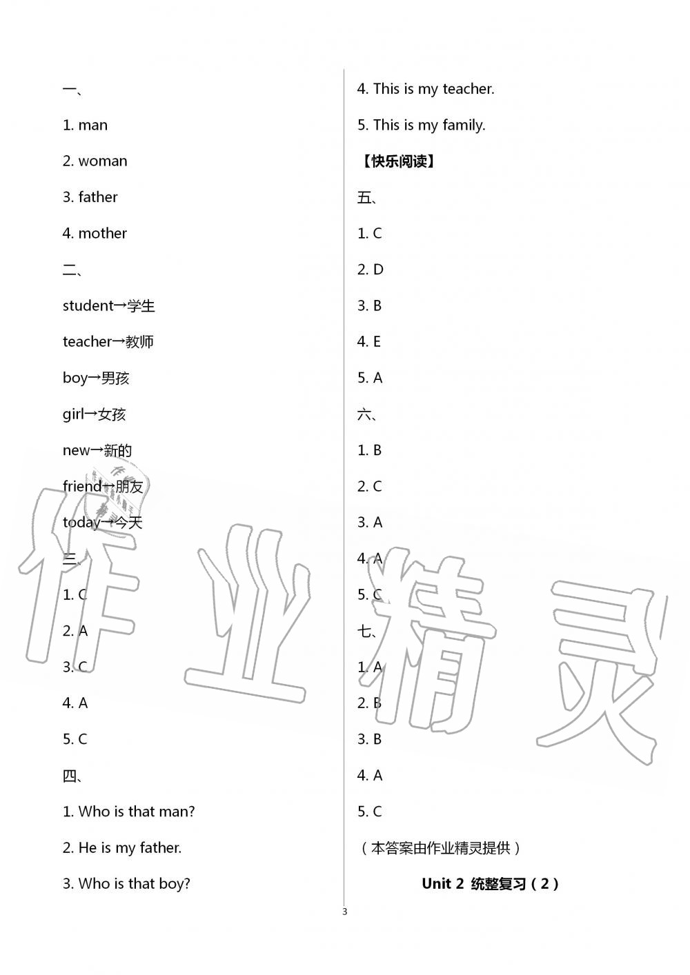 2020年智趣夏令營英語沙龍三年級(jí)通用版 第3頁