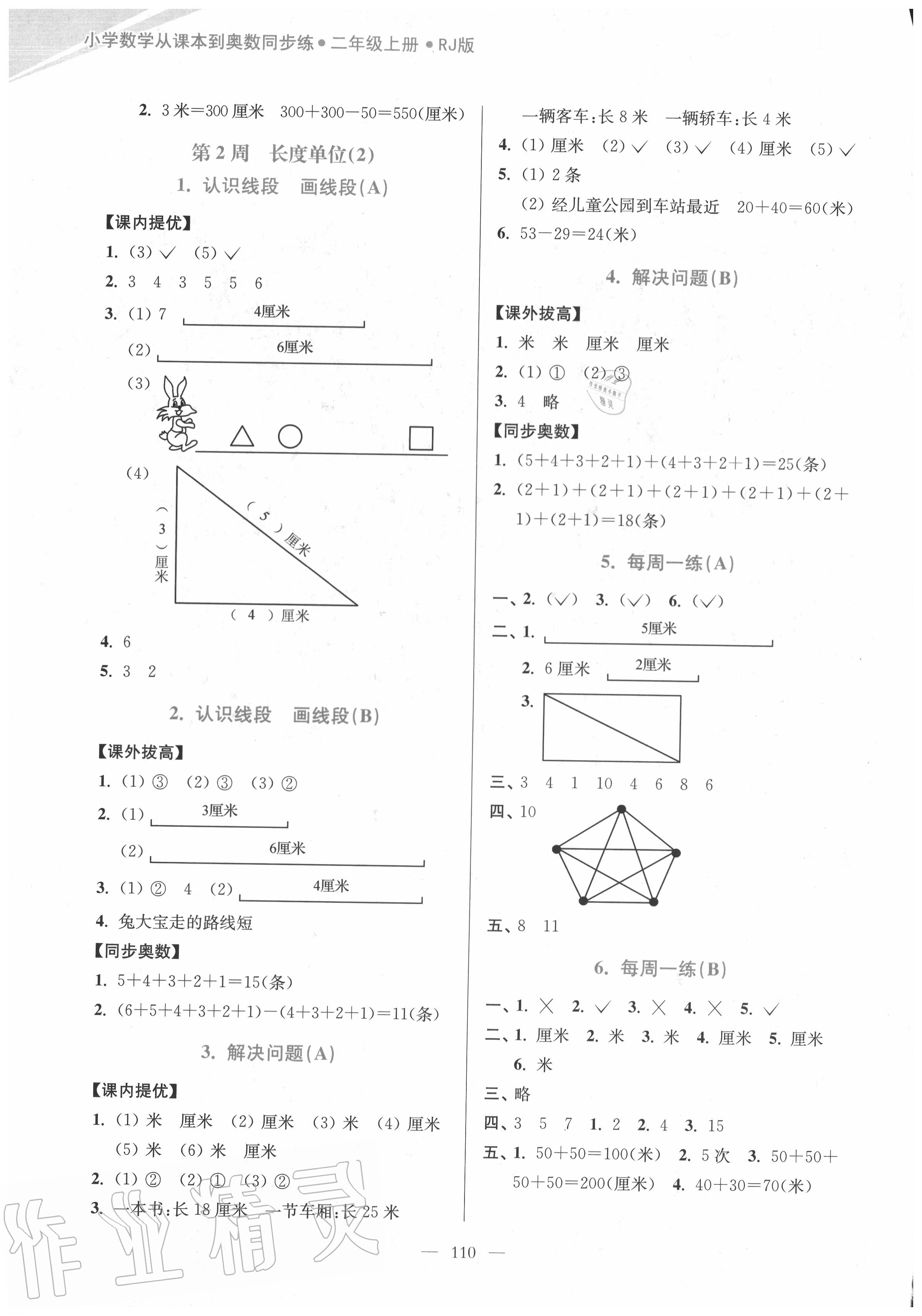 2020年小學(xué)數(shù)學(xué)從課本到奧數(shù)二年級(jí)上冊(cè)人教版雙色版 第2頁(yè)