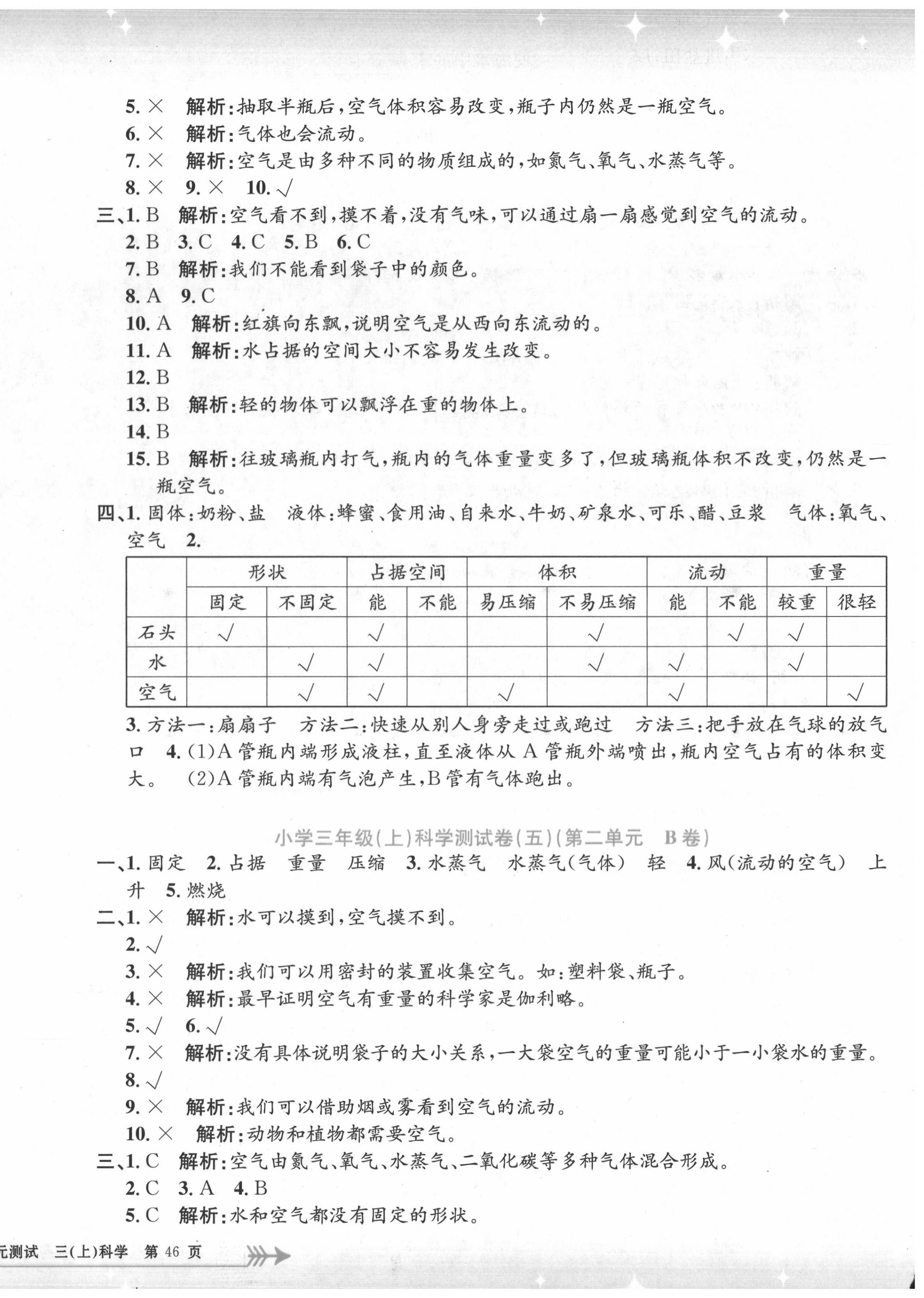 2020年孟建平小學(xué)單元測試三年級科學(xué)上冊教科版 第4頁