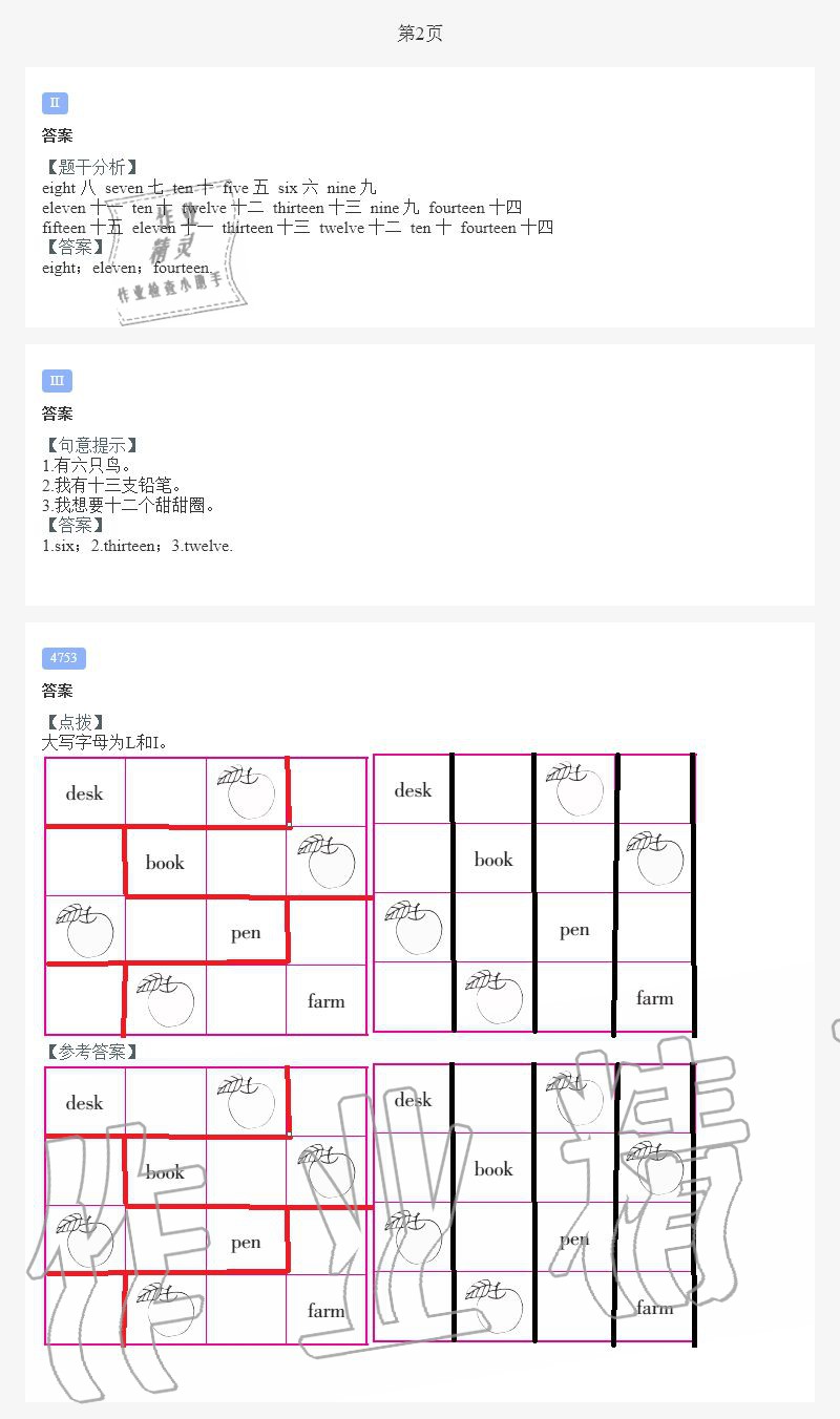 2020年小學(xué)暑假作業(yè)三年級(jí)英語(yǔ)E版陜西人民教育出版社 第2頁(yè)