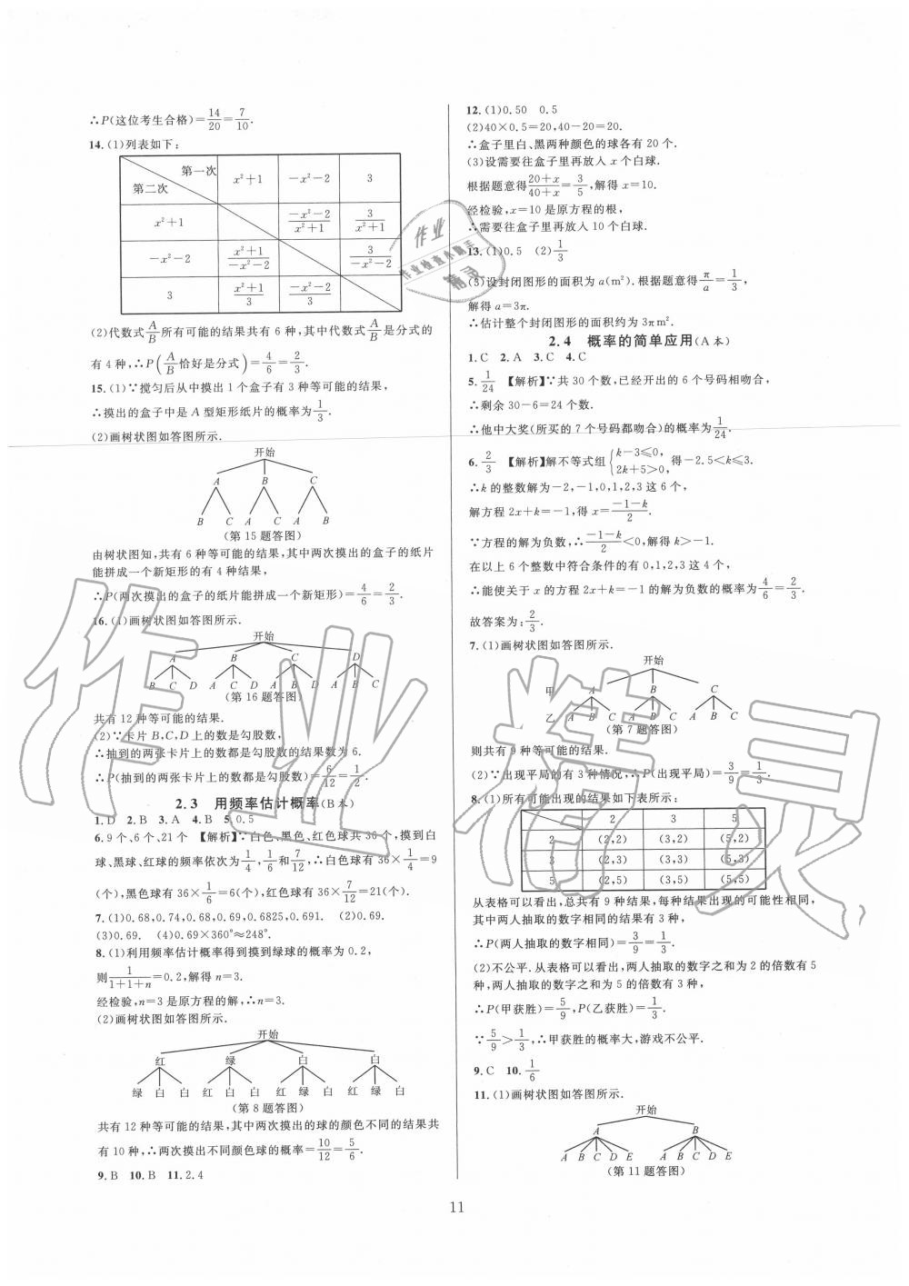 2020年全優(yōu)新同步九年級數(shù)學全一冊浙教版 第11頁