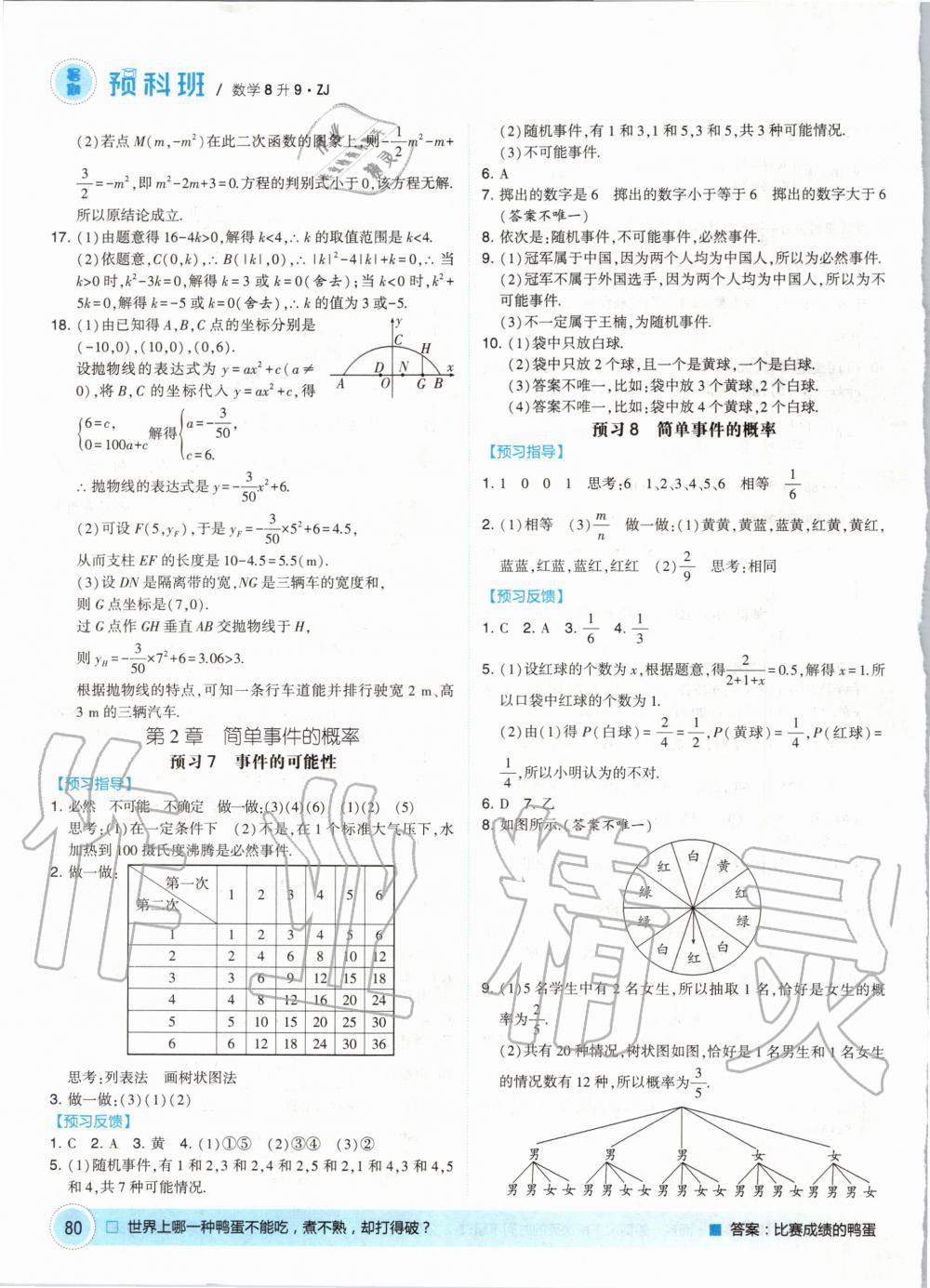 2020年經(jīng)綸學(xué)典暑期預(yù)科班八升九年級(jí)數(shù)學(xué)浙教版 第4頁(yè)