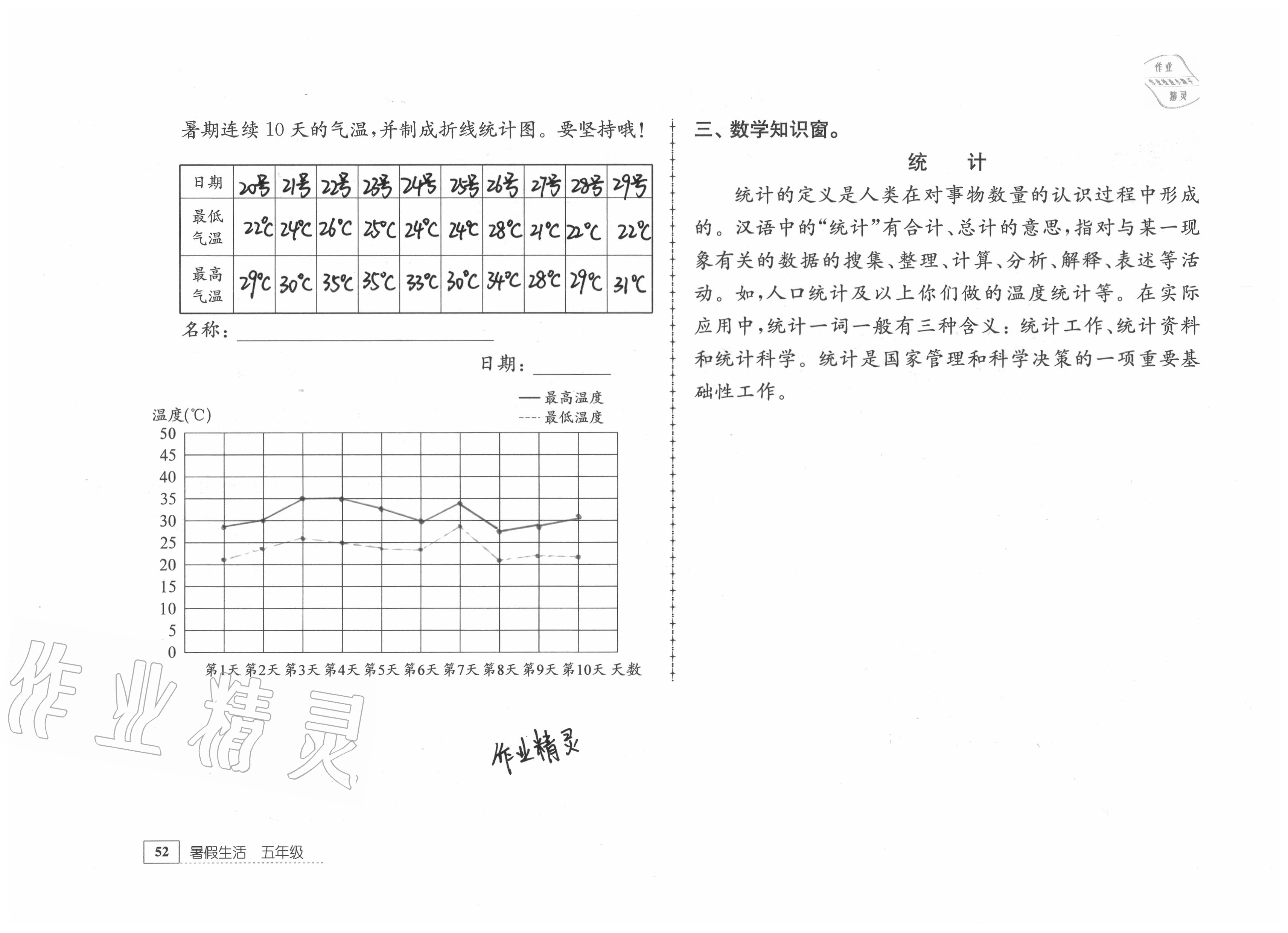 2020年暑假生活五年级综合镇江专版教育科学出版社 第24页