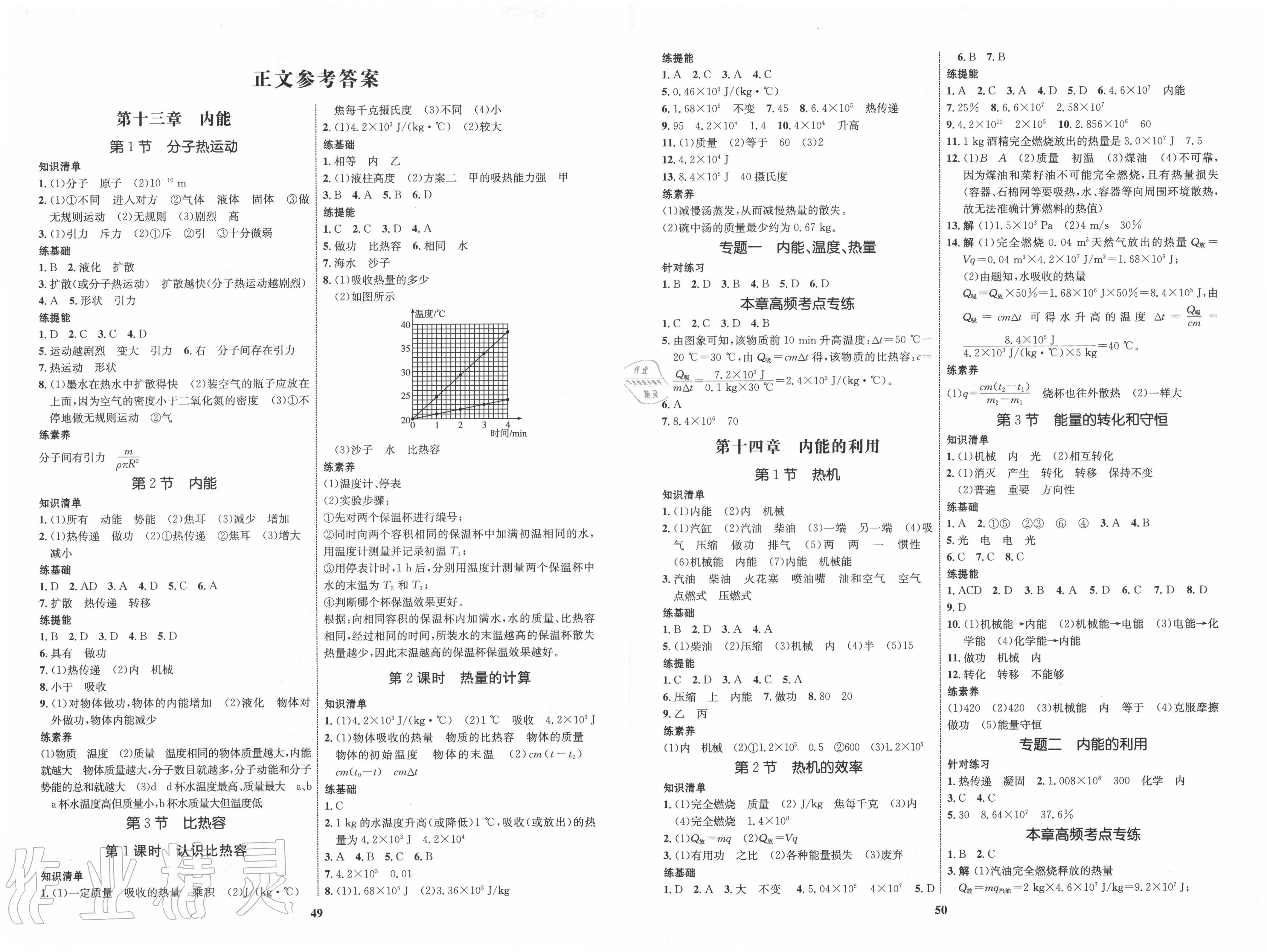 2020年初中同步學(xué)考優(yōu)化設(shè)計(jì)九年級(jí)物理全一冊(cè)人教版 第1頁