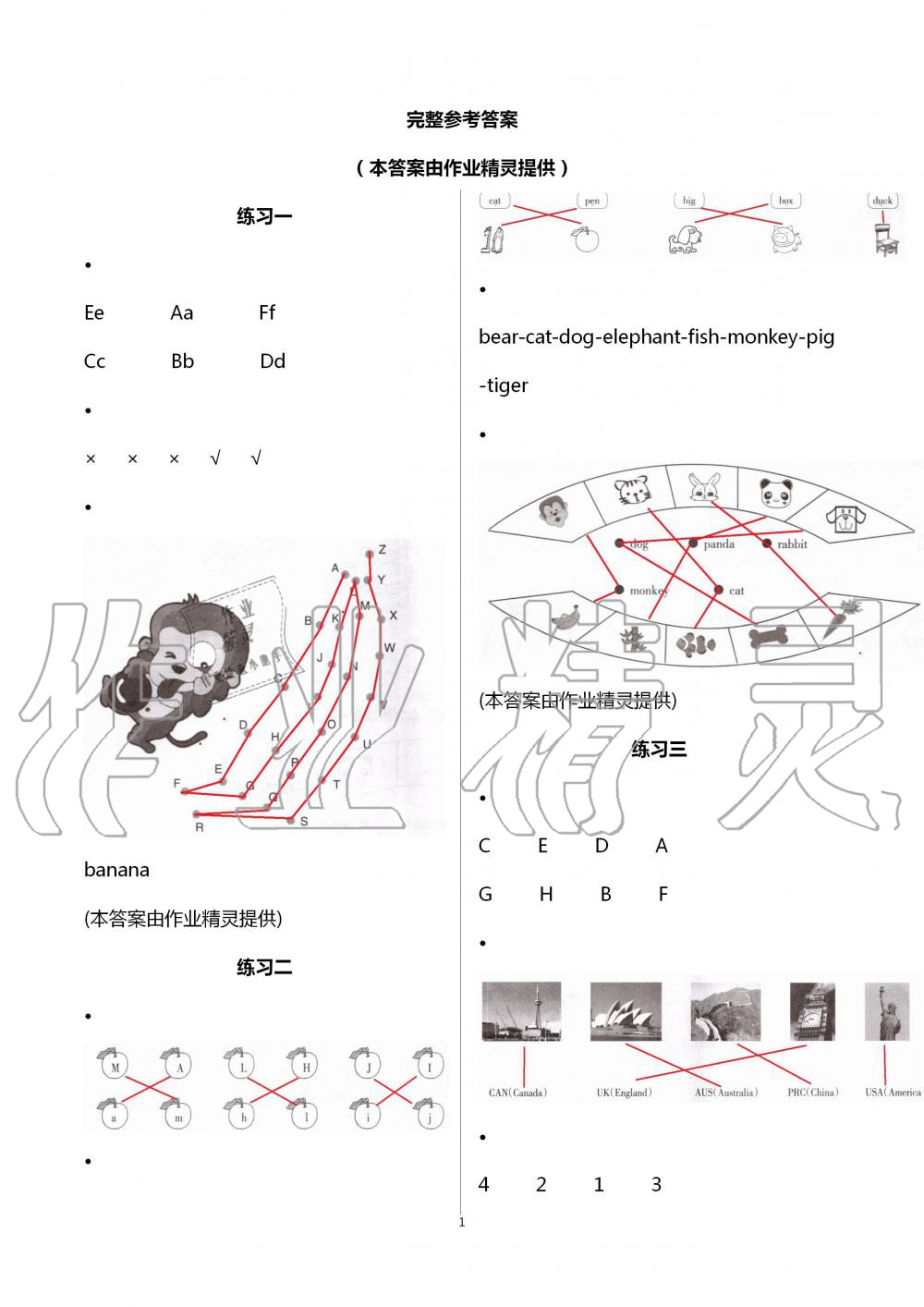 2020年暑假生活三年級(jí)英語(yǔ)人教版寧夏人民教育出版社 第1頁(yè)