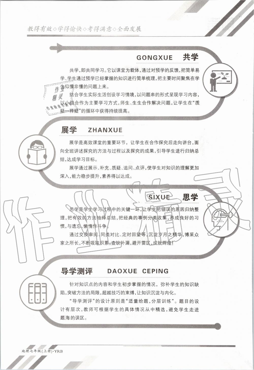 2020年金太陽導(dǎo)學(xué)案七年級(jí)地理上冊(cè)粵人版 參考答案第6頁