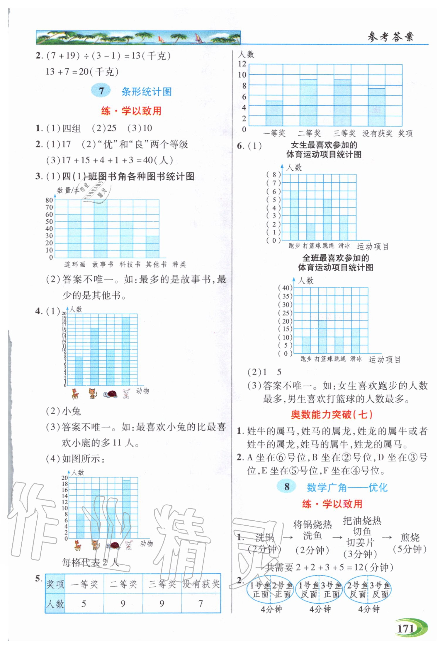 2020年世紀(jì)英才引探練創(chuàng)英才教程四年級(jí)數(shù)學(xué)上冊(cè)人教版 參考答案第9頁(yè)