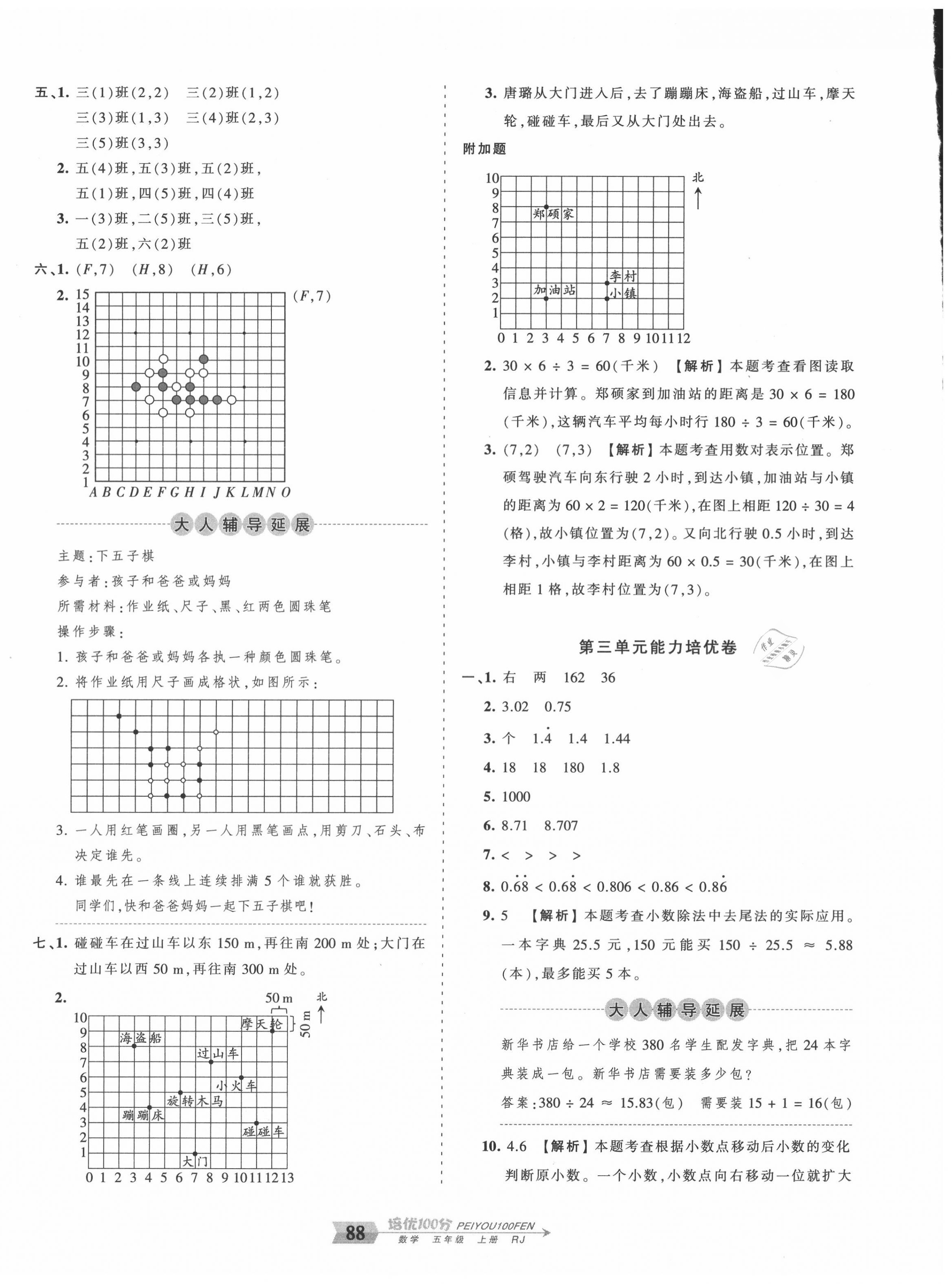 2020年王朝霞培優(yōu)100分五年級(jí)數(shù)學(xué)上冊(cè)人教版 第4頁(yè)