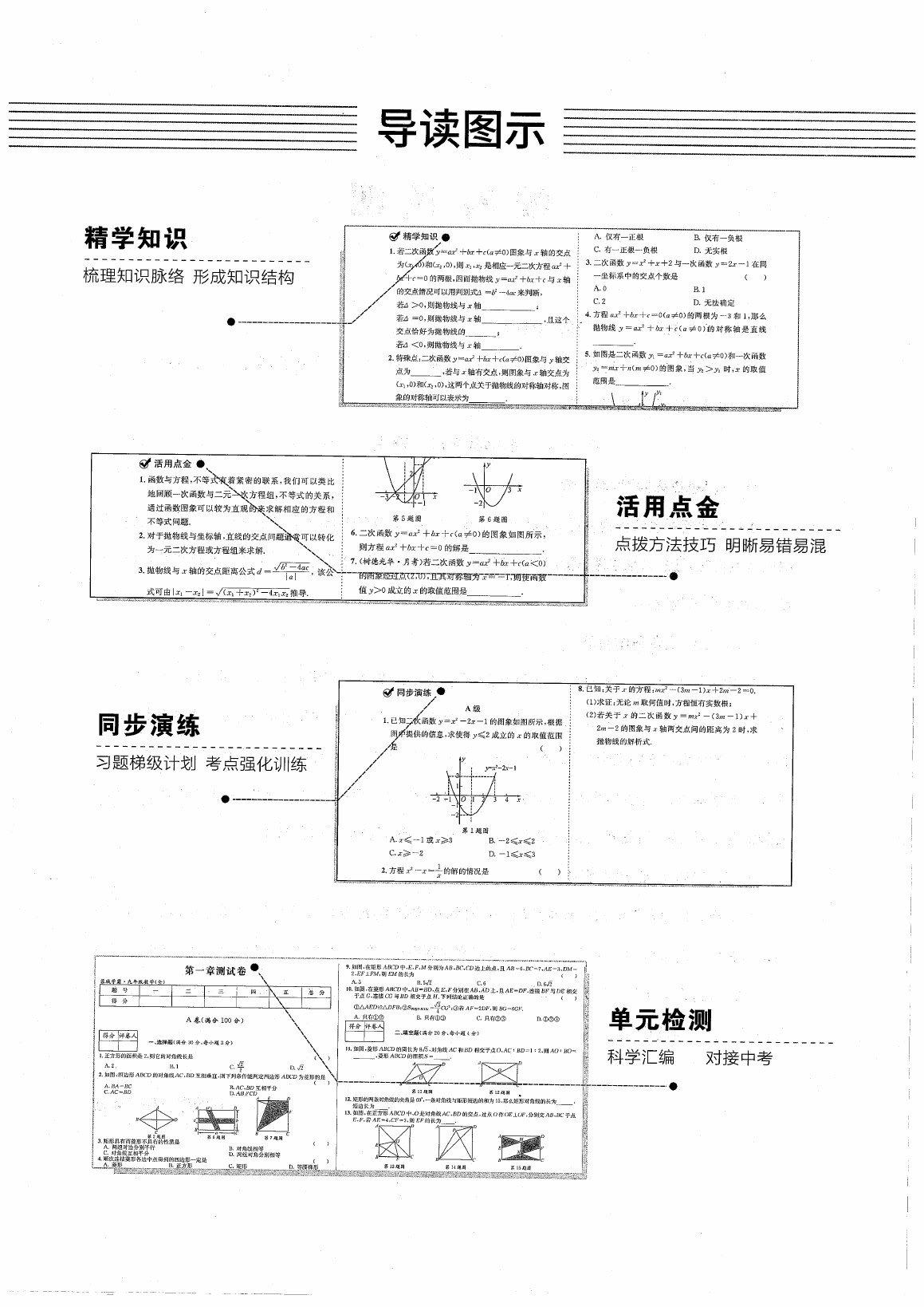 2020年蓉城学霸九年级数学全一册北师大版 第4页