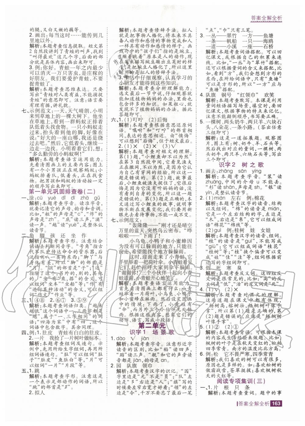 2020年考點(diǎn)集訓(xùn)與滿分備考二年級語文上冊人教版 第5頁