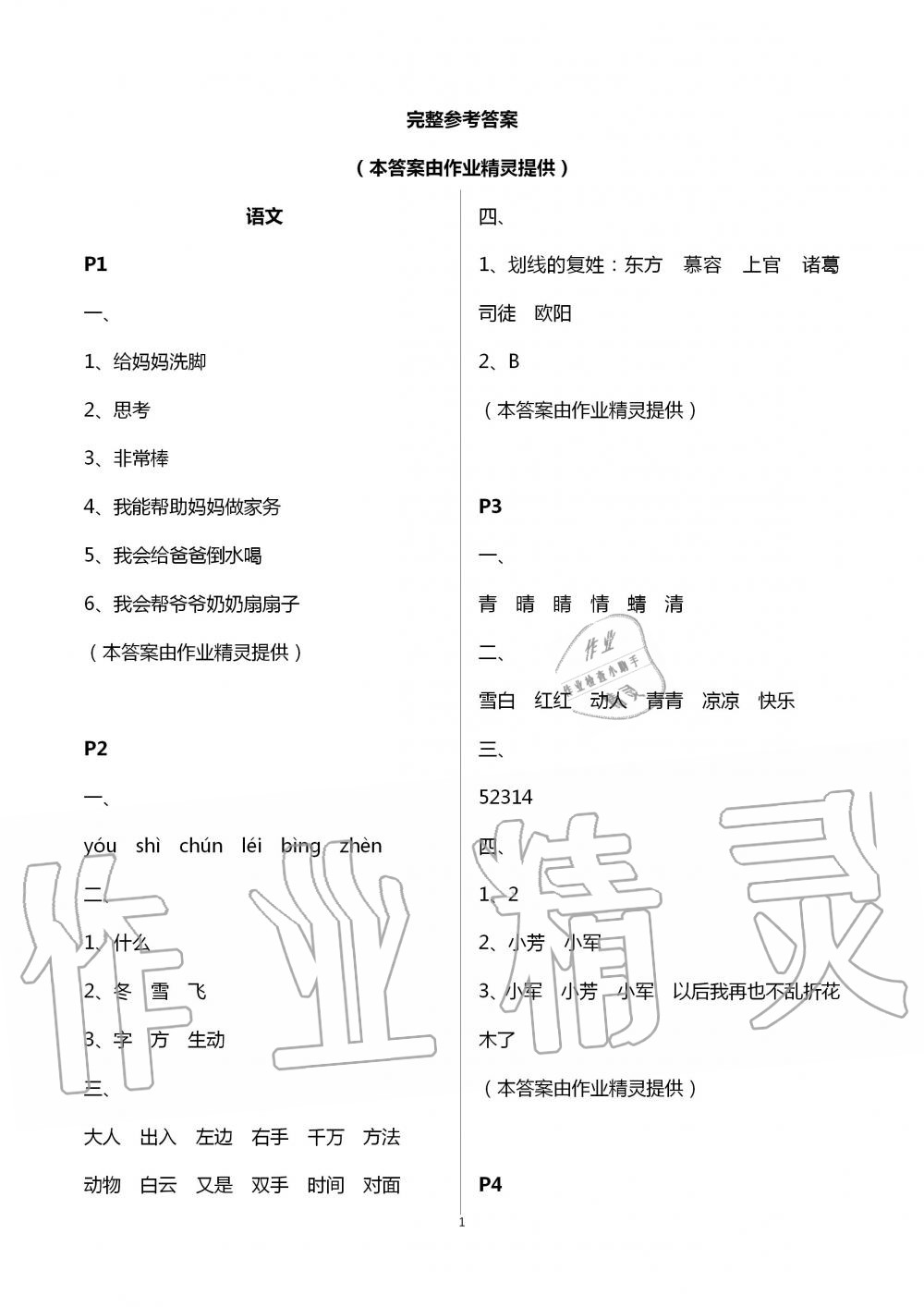 2020年快樂暑假一年級綜合江蘇人民出版社 第1頁