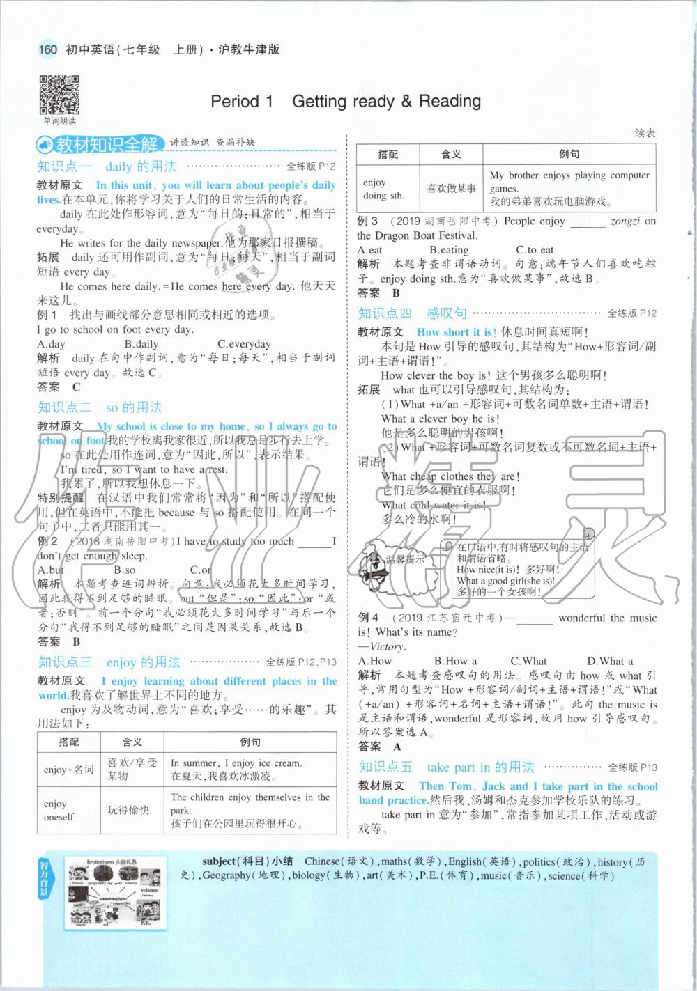 2020年教材課本七年級(jí)英語(yǔ)上冊(cè)滬教牛津版 第10頁(yè)