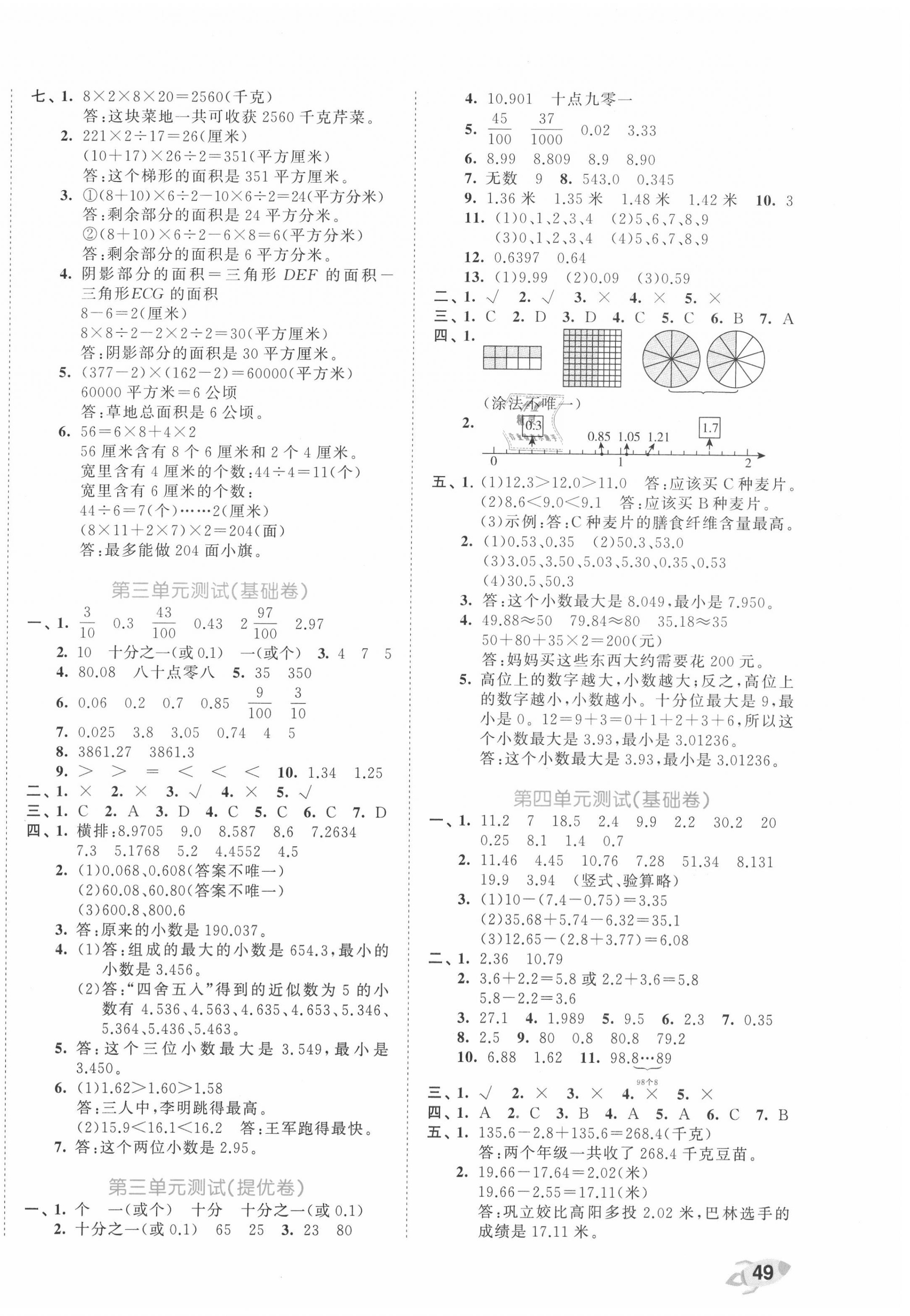 2020年53全優(yōu)卷五年級(jí)數(shù)學(xué)上冊(cè)蘇教版 第2頁