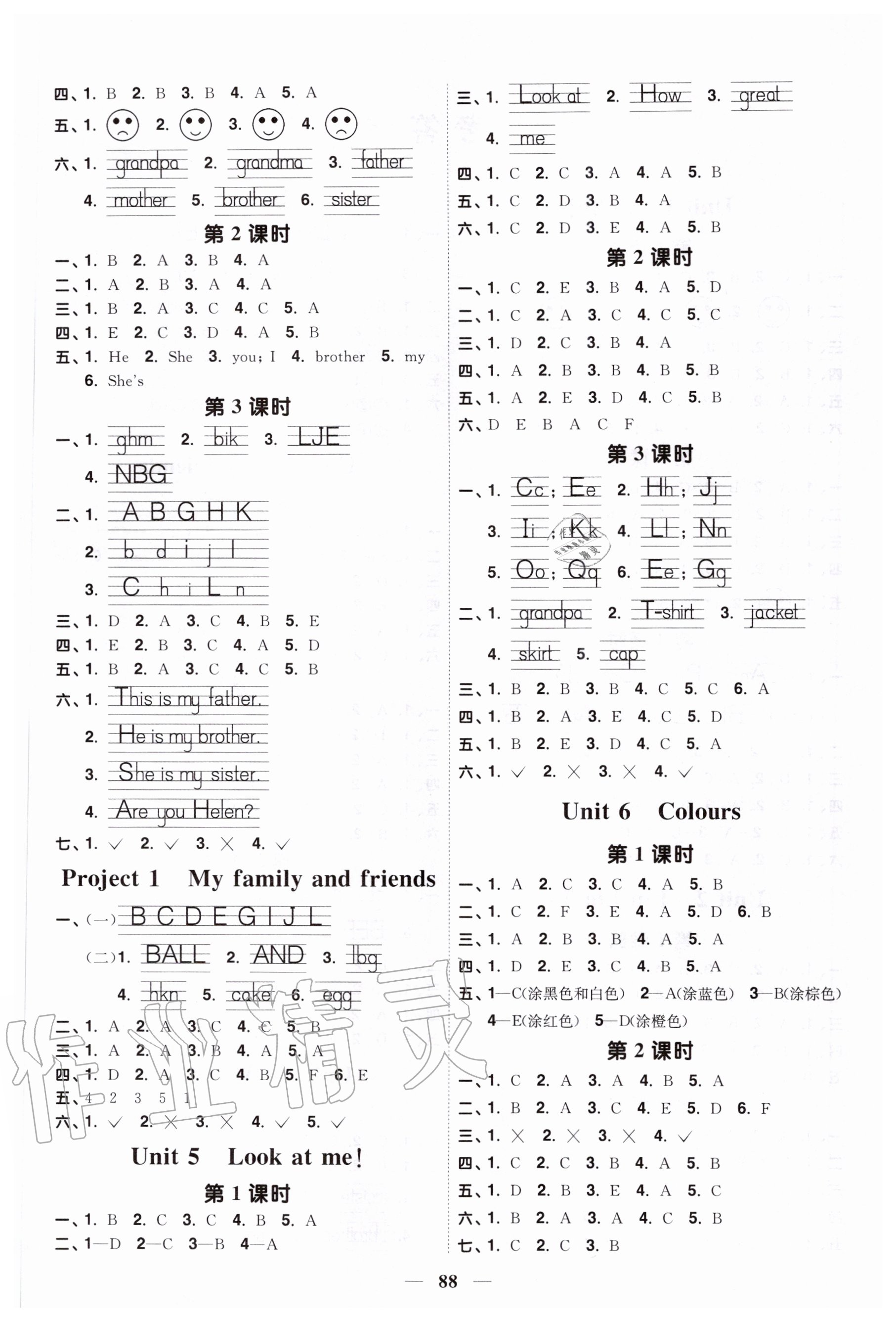 2020年陽(yáng)光同學(xué)課時(shí)優(yōu)化作業(yè)三年級(jí)英語(yǔ)上冊(cè)譯林版 第2頁(yè)