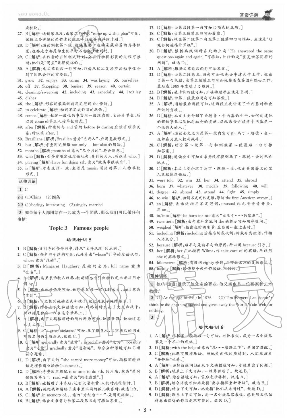 2020年優(yōu)加攻略九年級英語全一冊外研版 第5頁