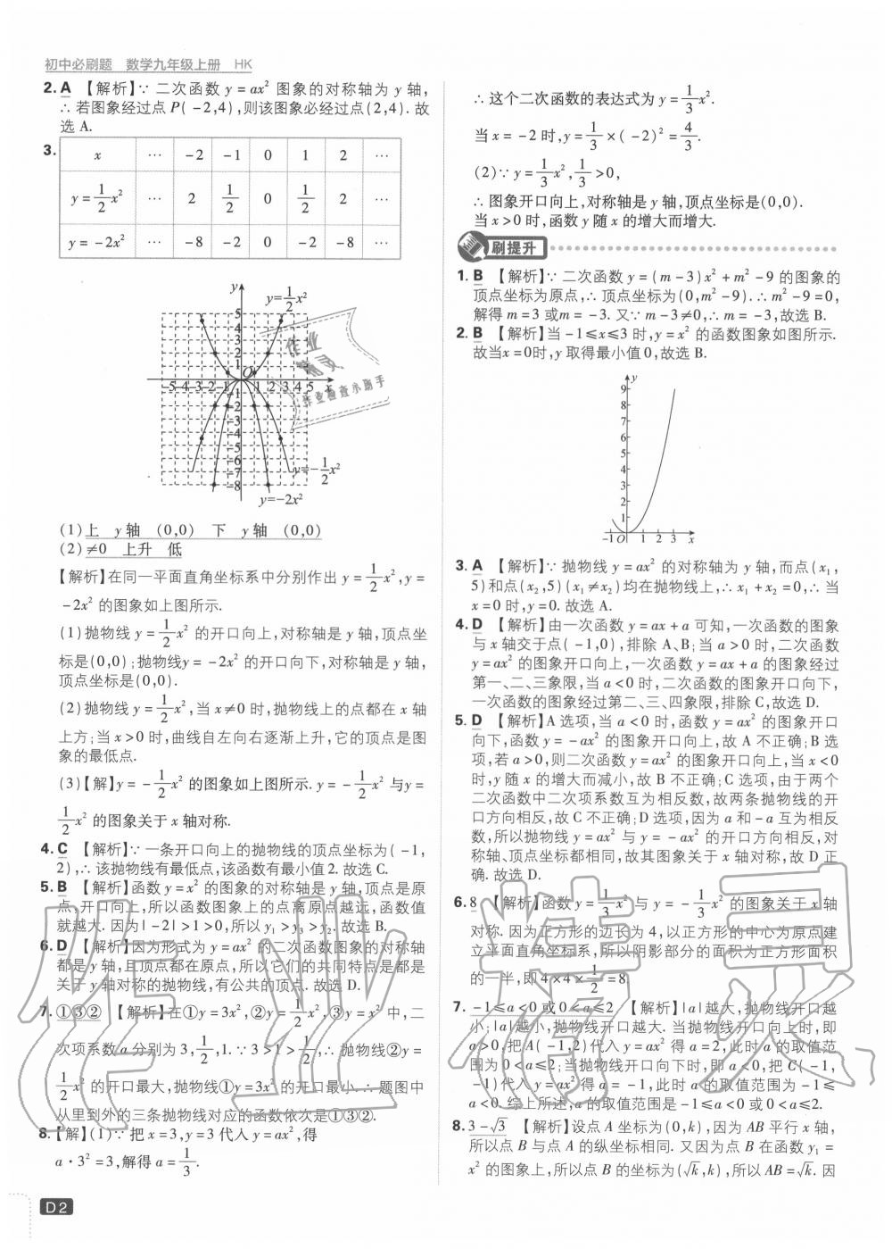 2020年初中必刷題九年級(jí)數(shù)學(xué)上冊(cè)滬科版 第2頁