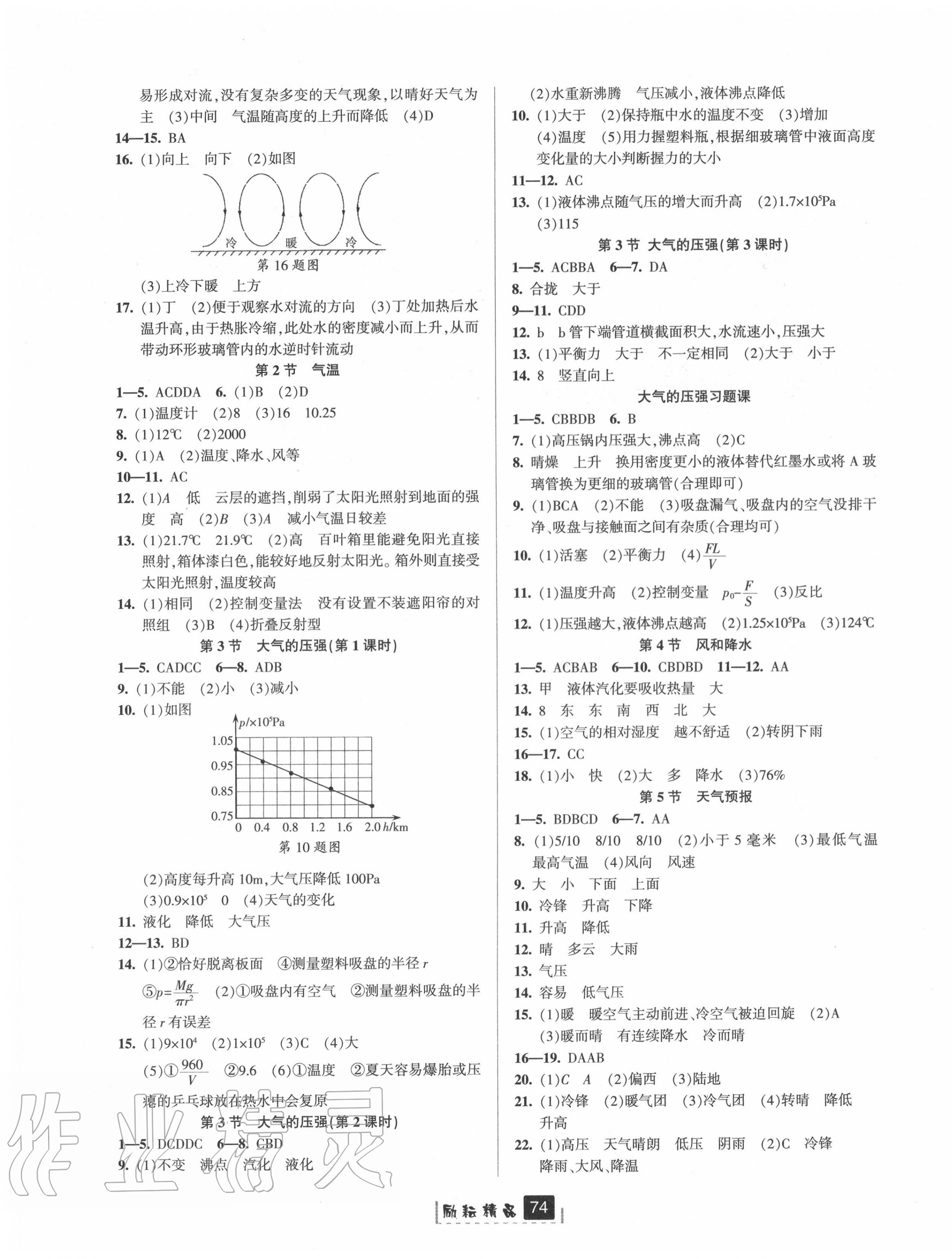 2020年勵(lì)耘書(shū)業(yè)勵(lì)耘新同步八年級(jí)科學(xué)上冊(cè)浙教版A本 第3頁(yè)