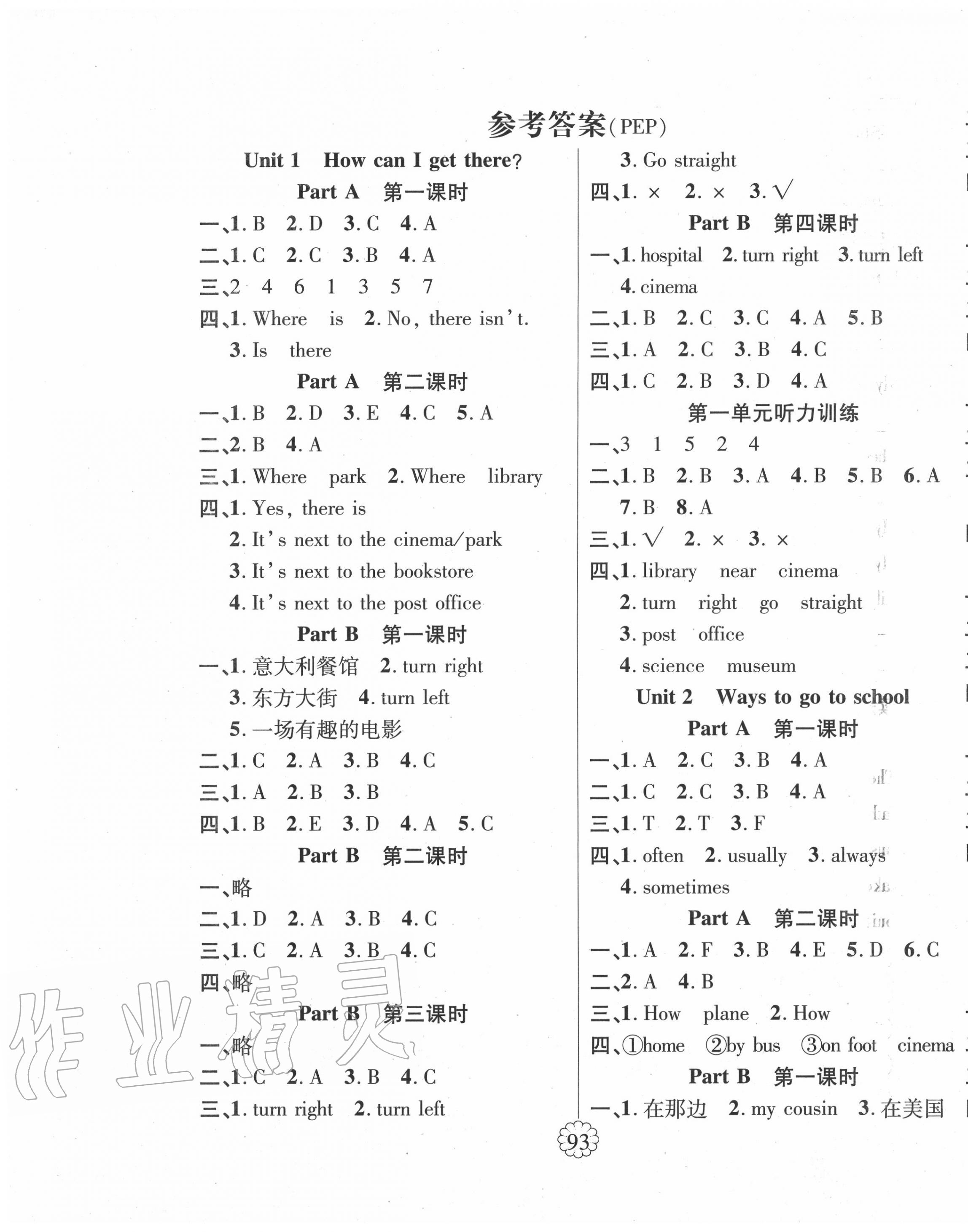 2020年暢優(yōu)新課堂六年級(jí)英語(yǔ)上冊(cè)人教PEP版 第1頁(yè)