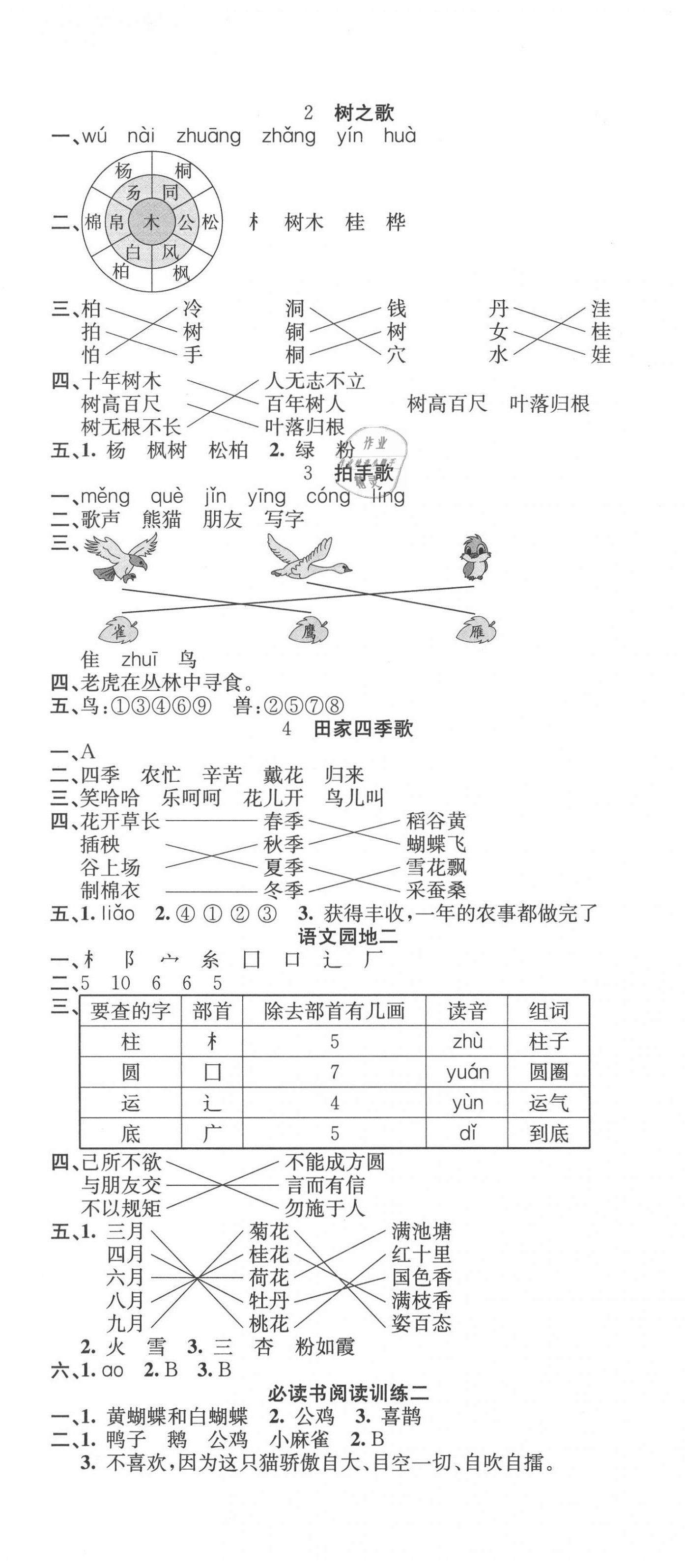 2020年名校课堂二年级语文上册人教版福建专版 第2页