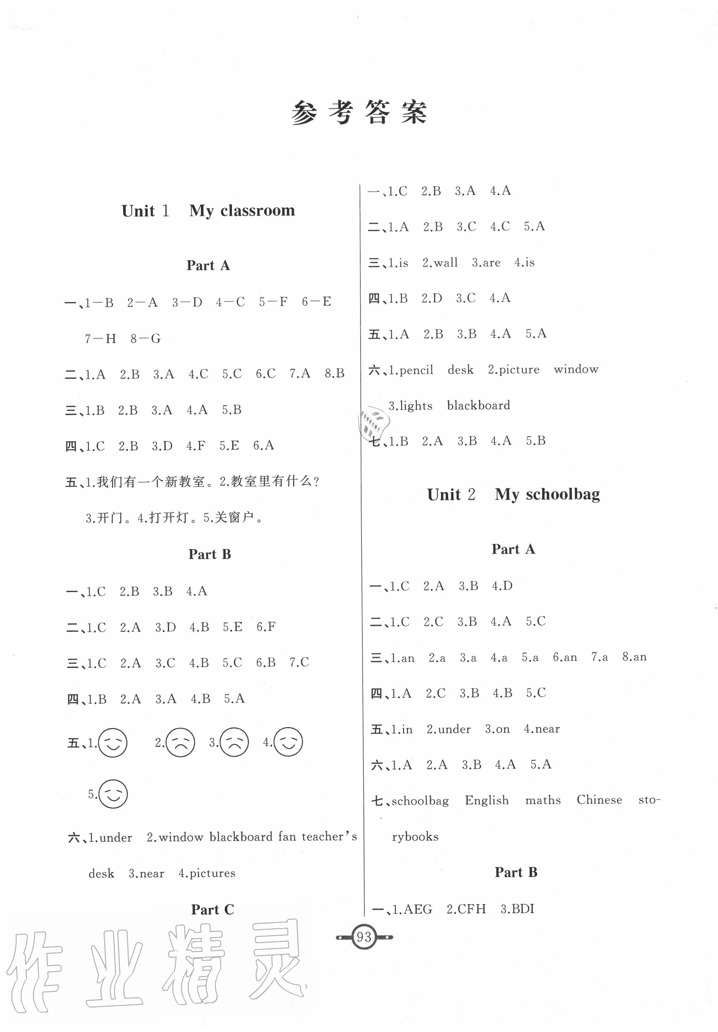 2020年名師金手指領(lǐng)銜課時(shí)四年級(jí)英語(yǔ)上冊(cè)人教PEP版 第1頁(yè)