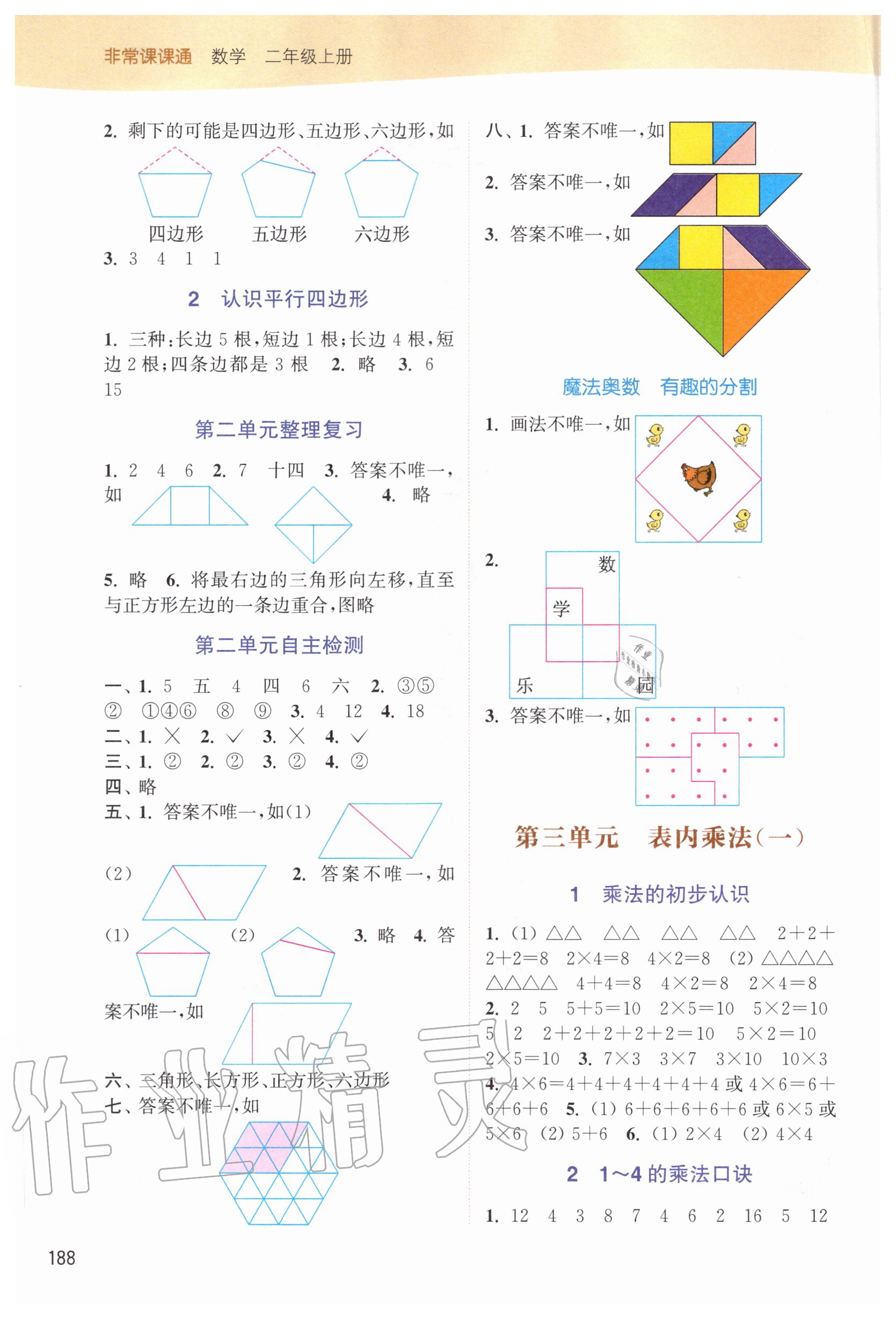 2020年通城學(xué)典非常課課通二年級數(shù)學(xué)上冊蘇教版 第2頁