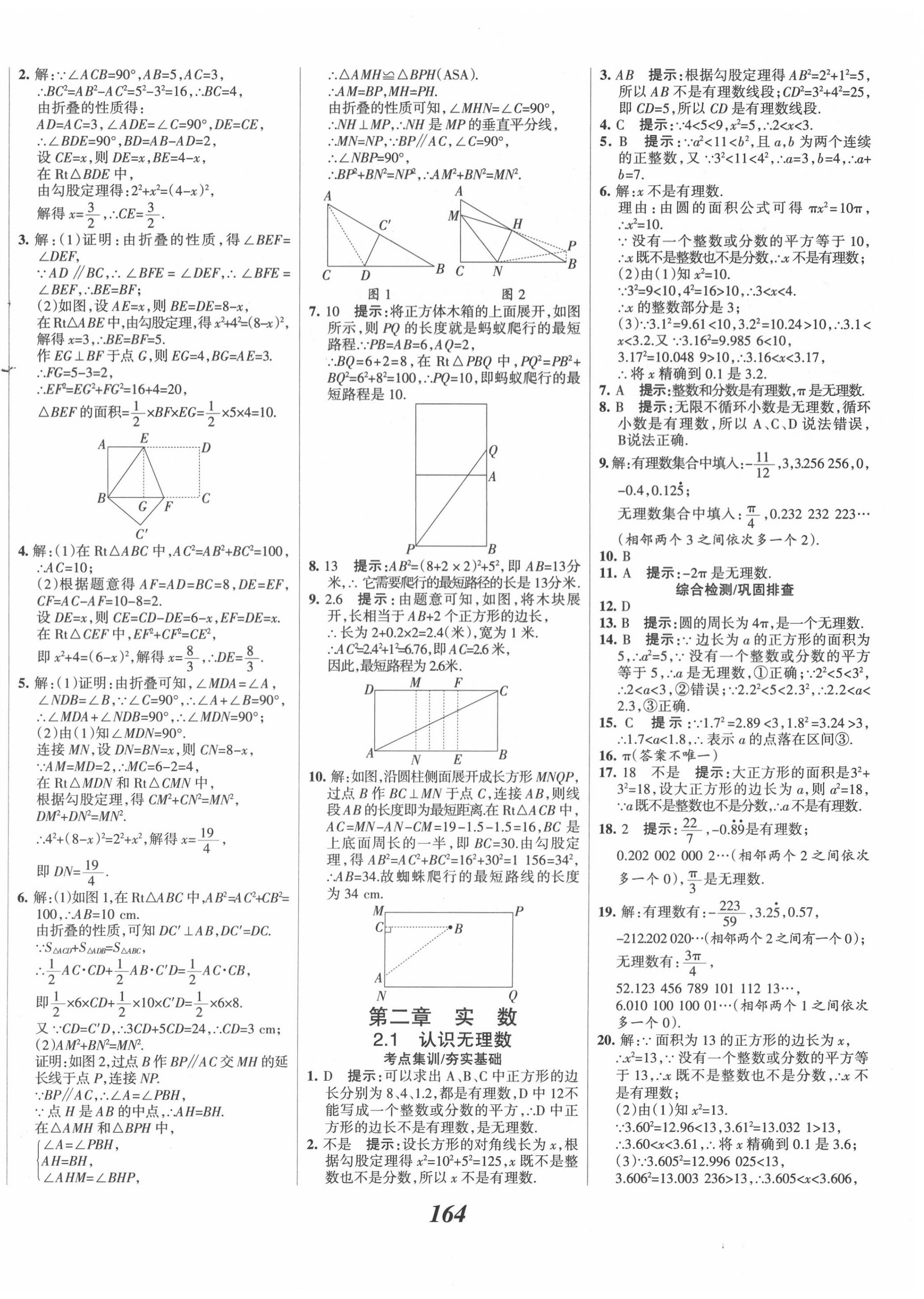 2020年全优课堂考点集训与满分备考八年级数学上册北师大版 第4页