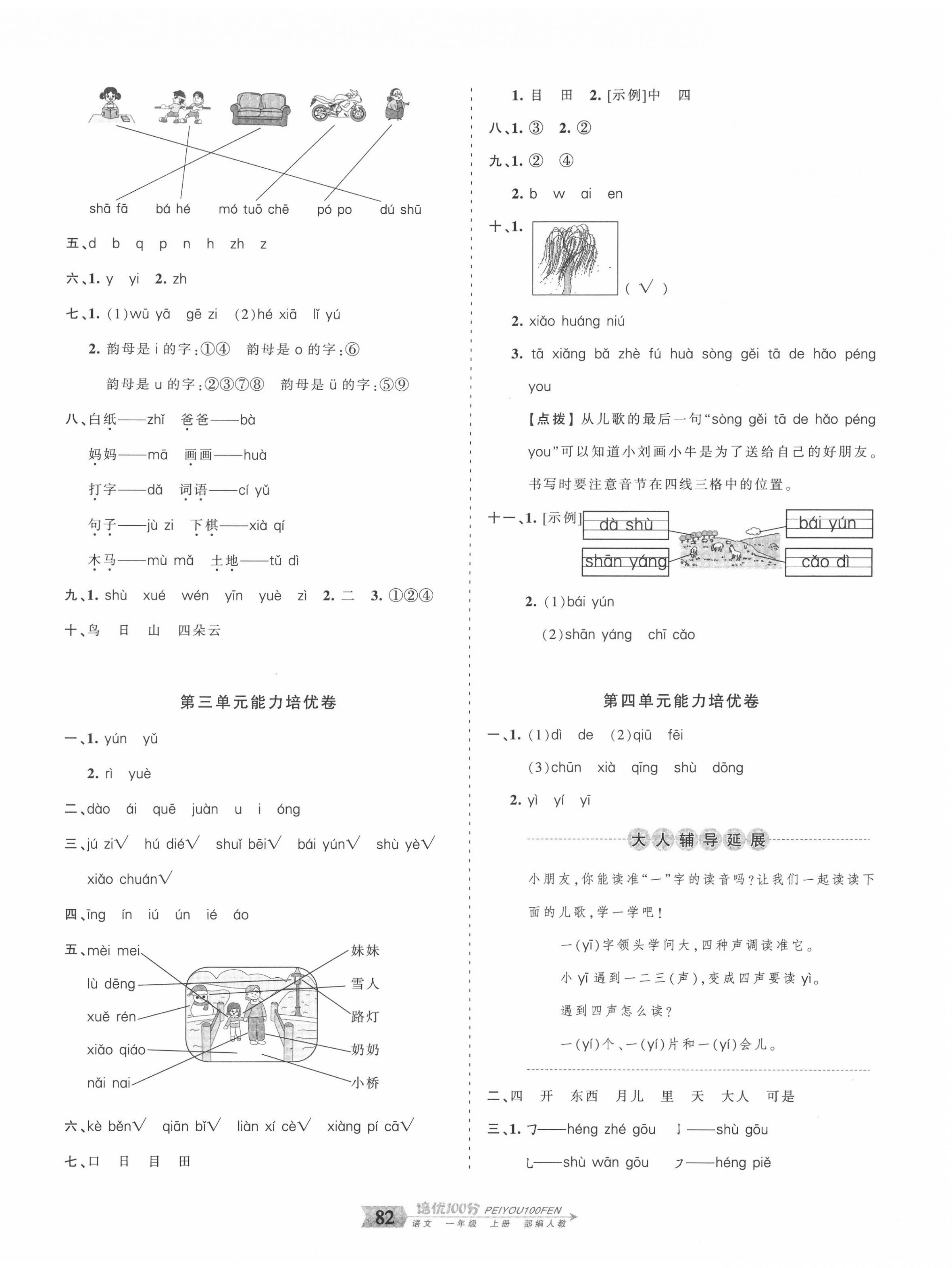 2020年王朝霞培優(yōu)100分一年級(jí)語(yǔ)文上冊(cè)人教版 第2頁(yè)