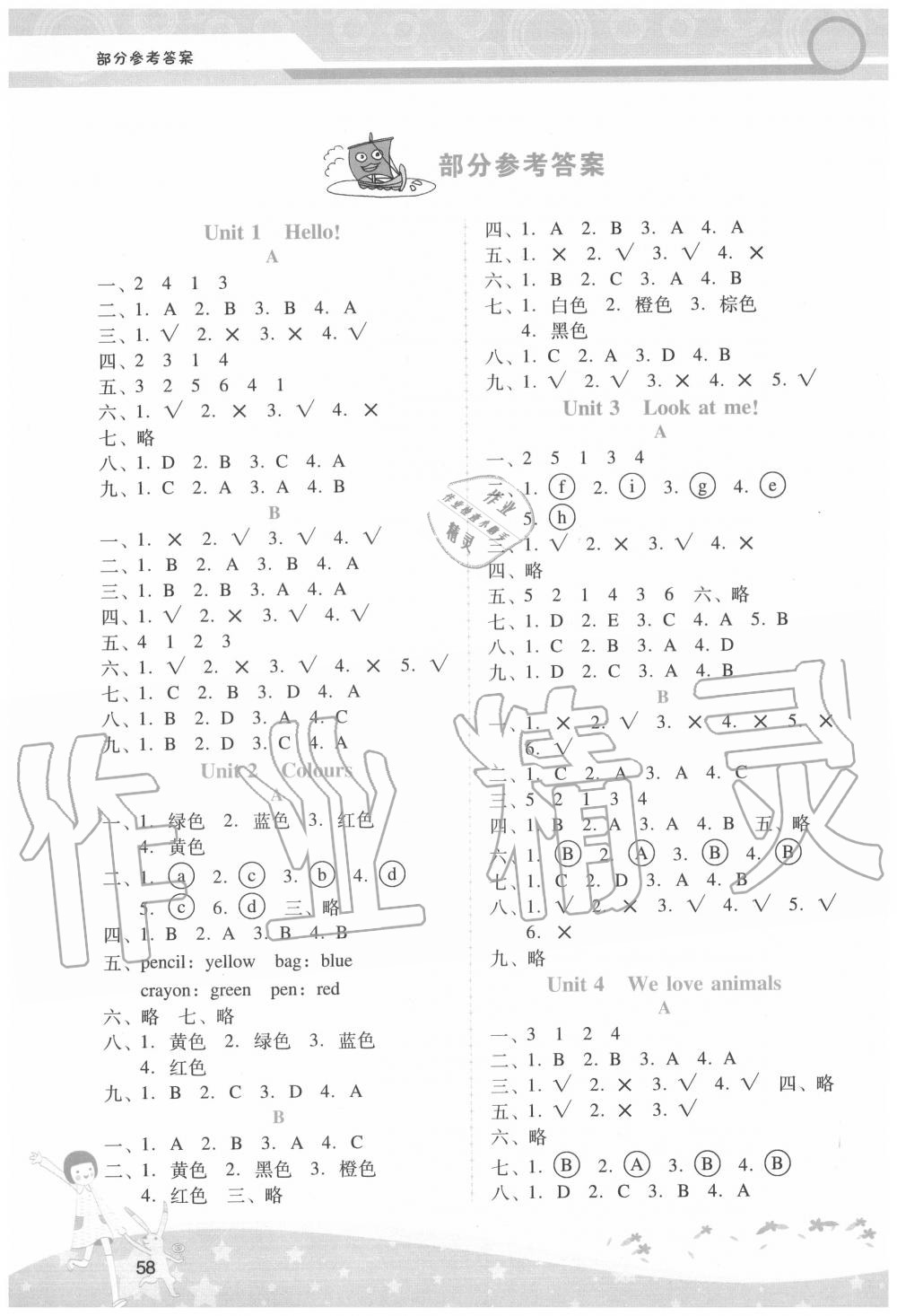 2020年自主與互動學(xué)習(xí)新課程學(xué)習(xí)輔導(dǎo)三年級英語上冊人教PEP版 第1頁