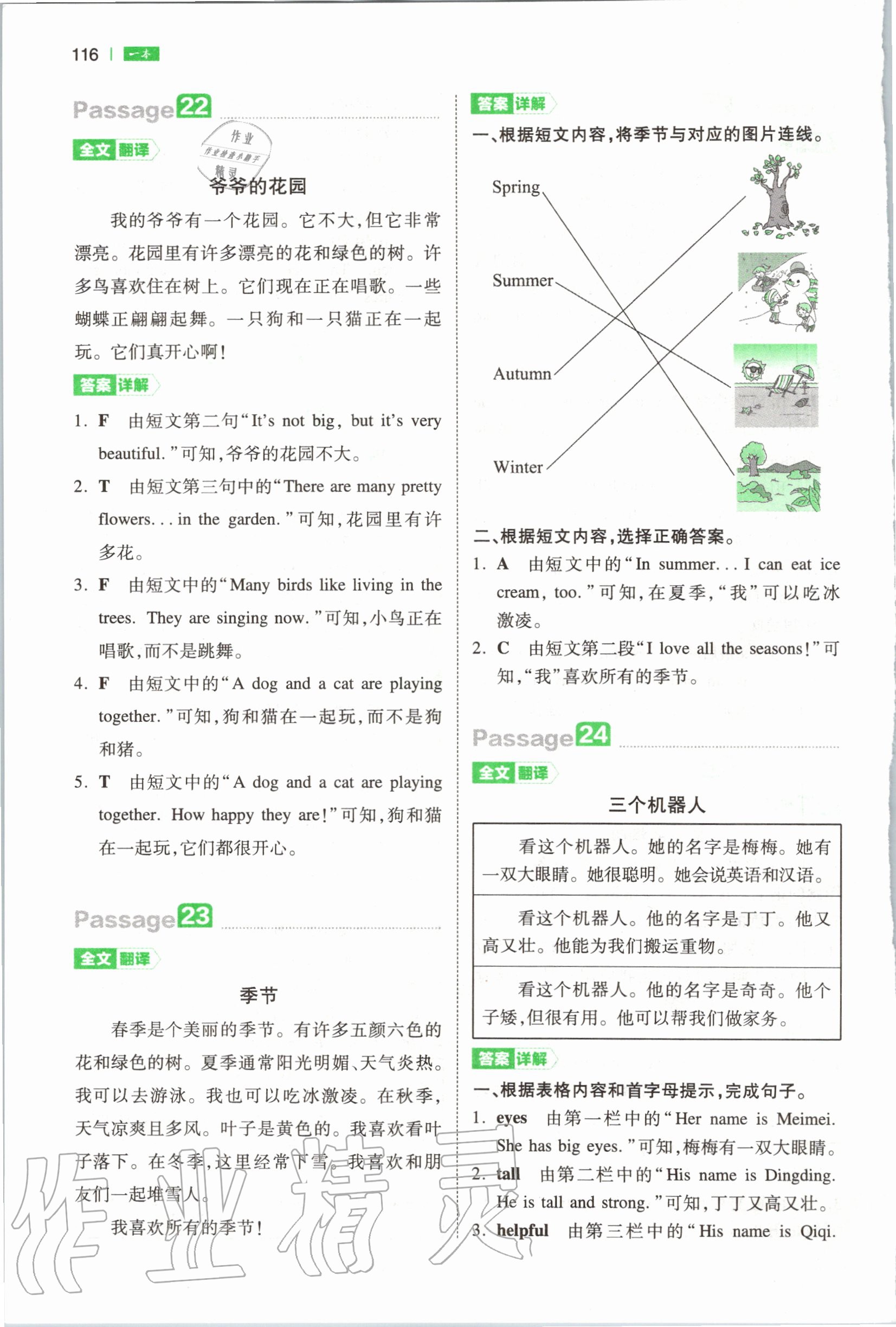 2020年一本小學(xué)英語(yǔ)閱讀訓(xùn)練100篇四年級(jí) 第8頁(yè)