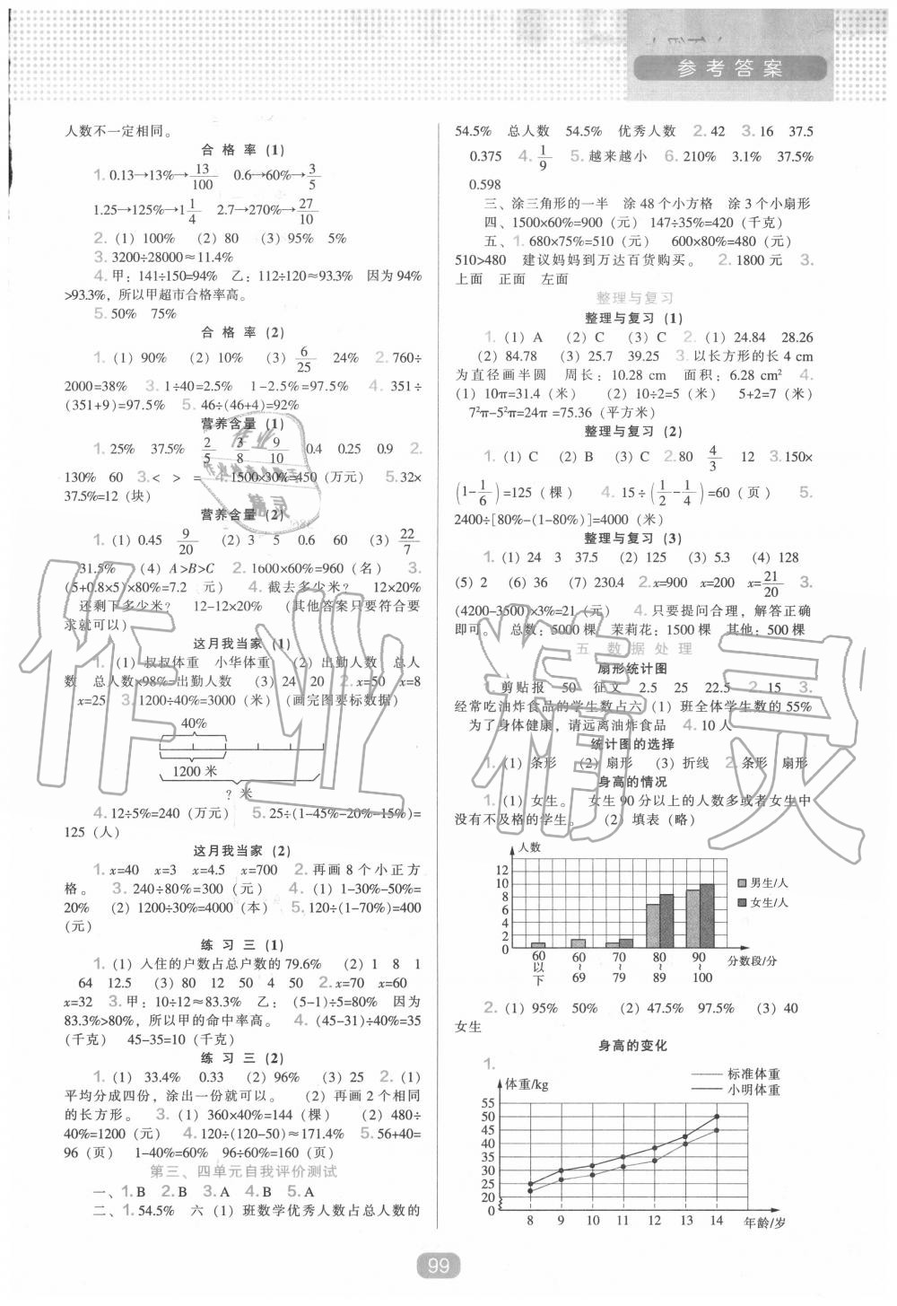 2020年新課程能力培養(yǎng)六年級(jí)數(shù)學(xué)上冊北師大版 第3頁